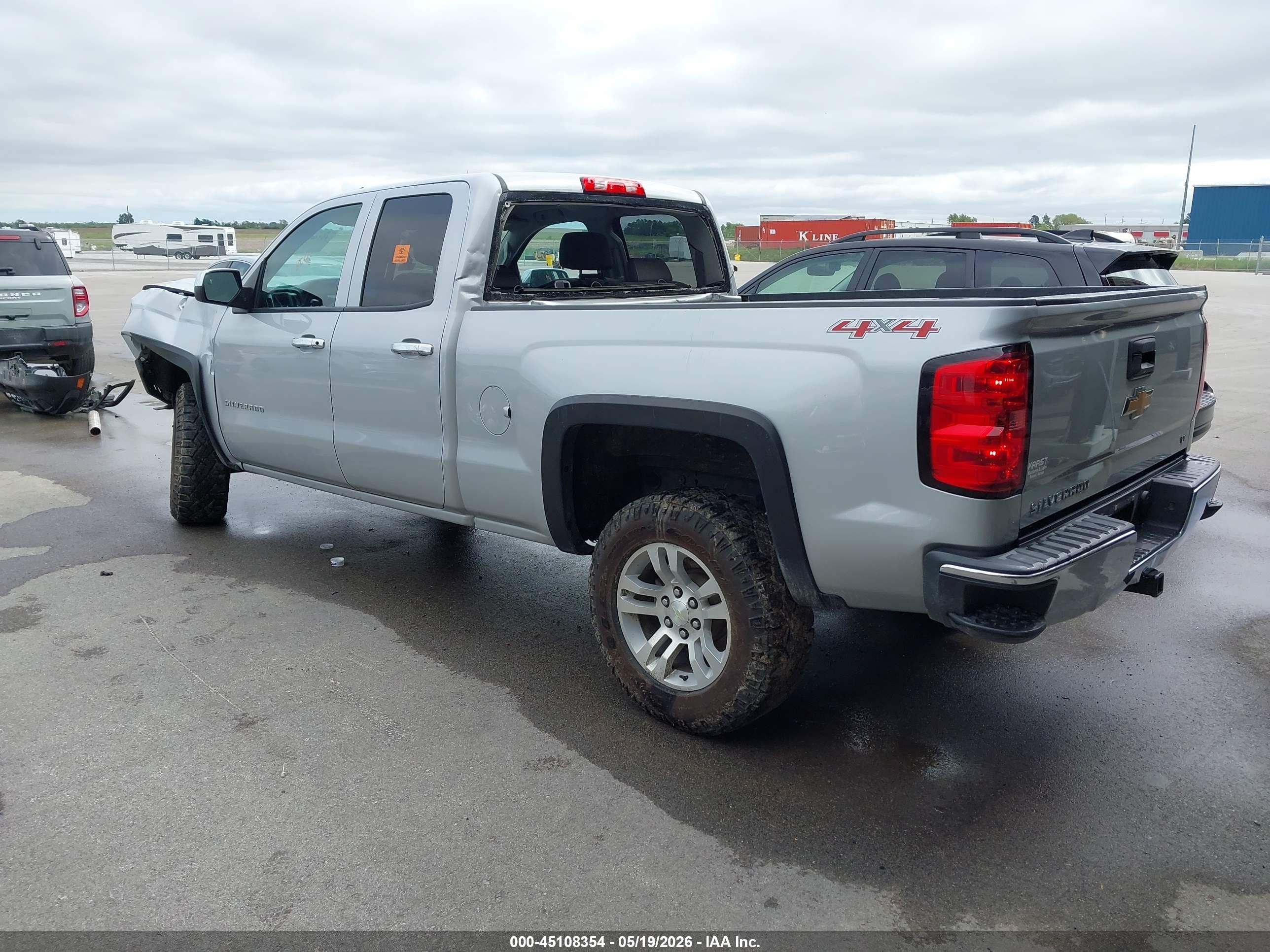 2014 Chevrolet Silverado 1500 1lt Silver vin: 1GCVKREC9EZ232039