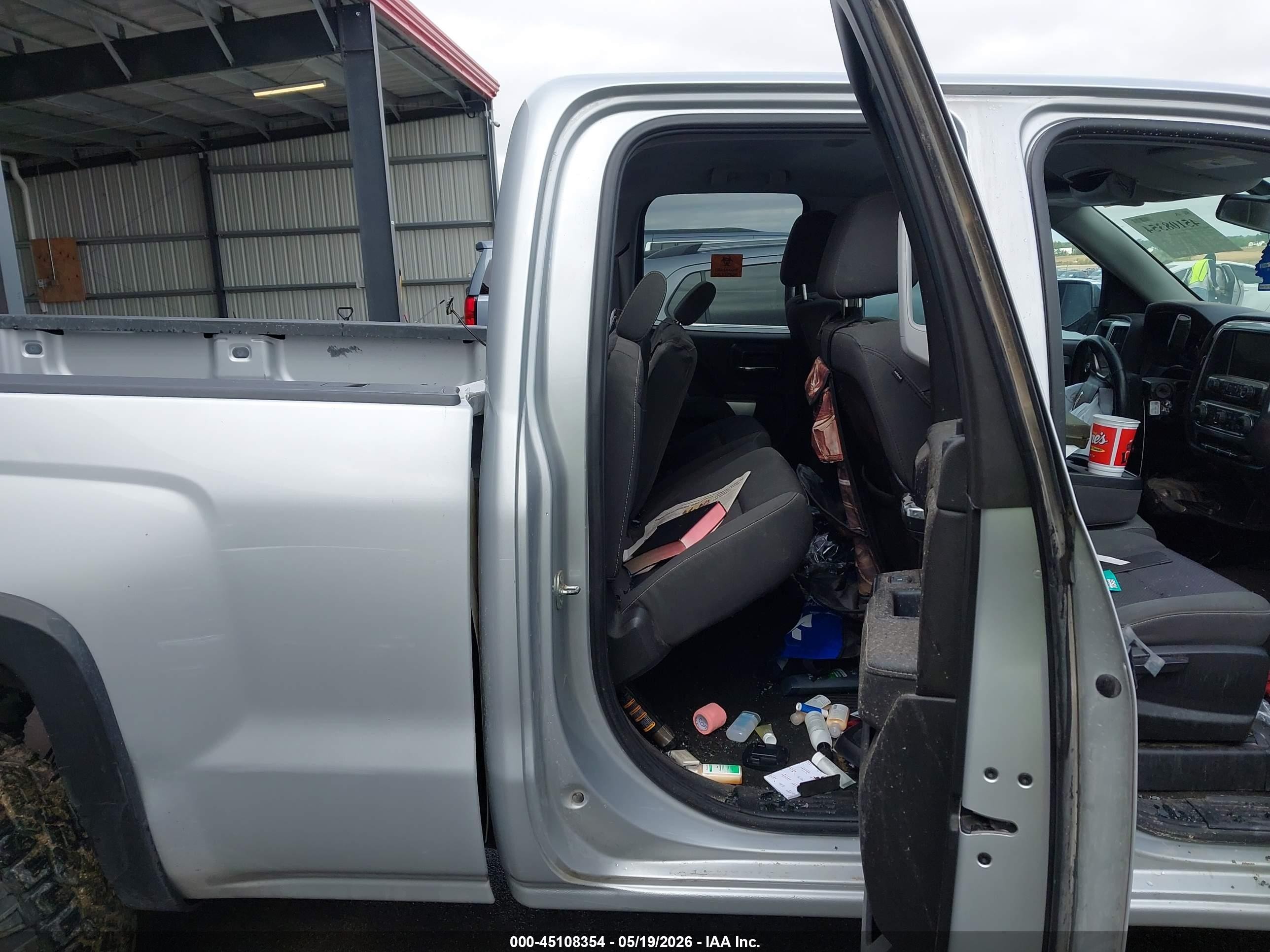 2014 Chevrolet Silverado 1500 1lt Silver vin: 1GCVKREC9EZ232039
