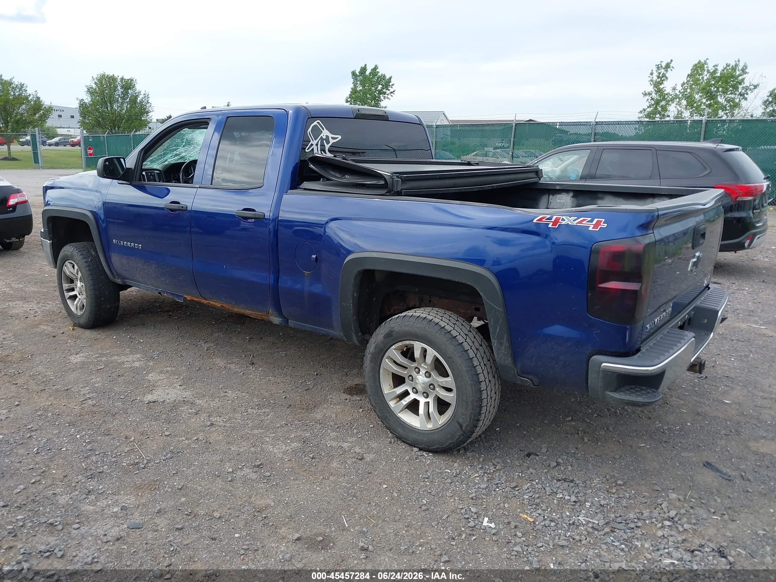 2014 Chevrolet Silverado 1500 Lt Blue vin: 1GCVKREC9EZ258060