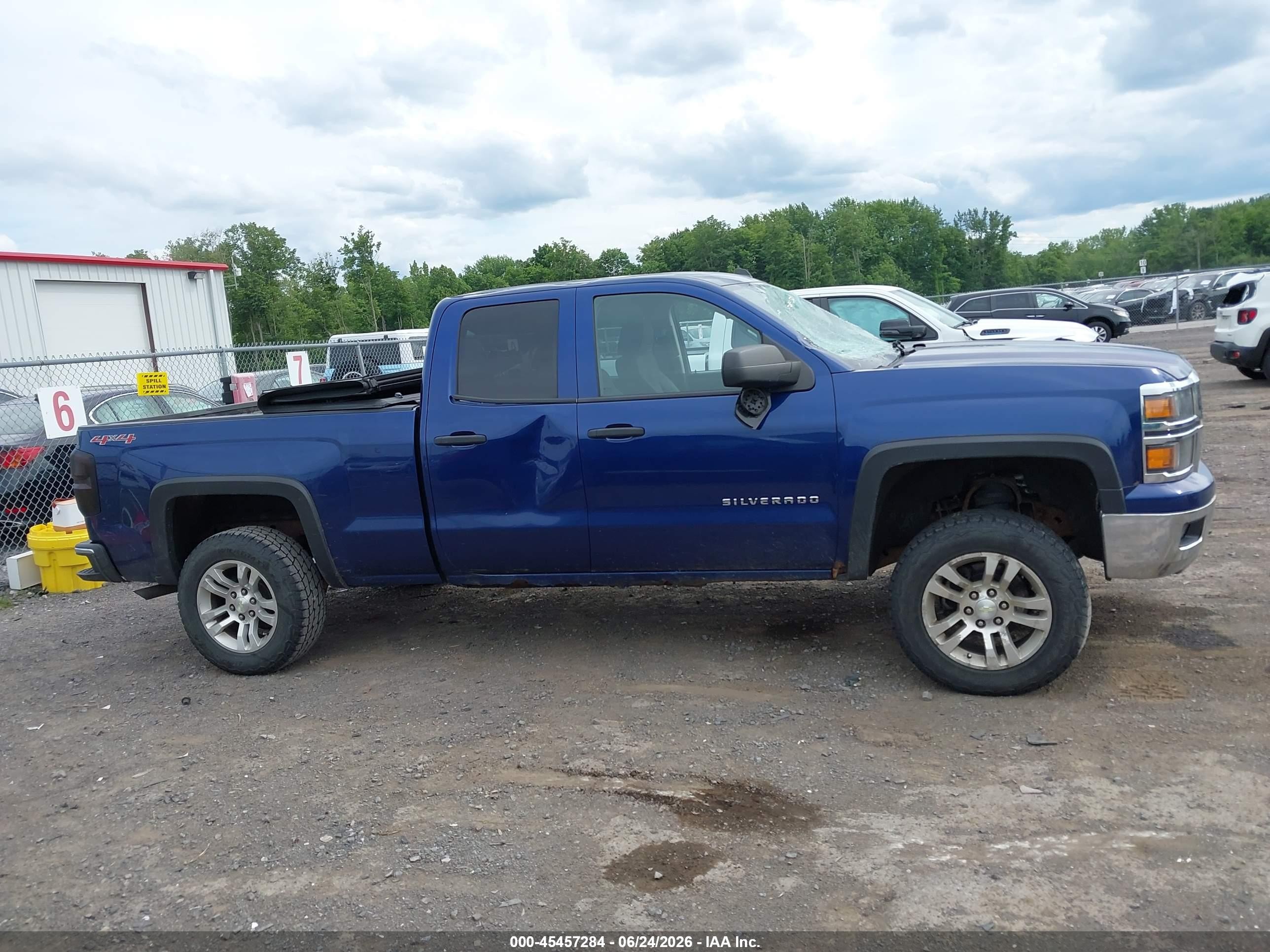 2014 Chevrolet Silverado 1500 Lt Blue vin: 1GCVKREC9EZ258060
