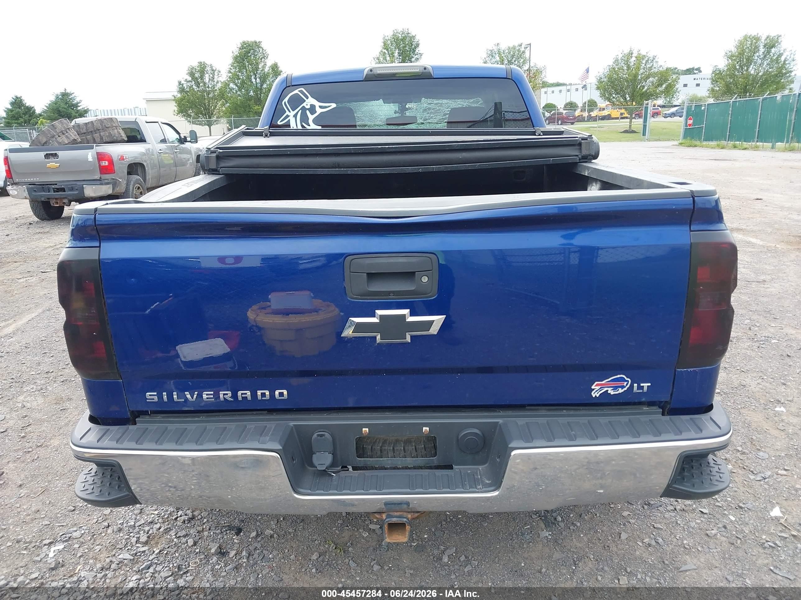 2014 Chevrolet Silverado 1500 Lt Blue vin: 1GCVKREC9EZ258060