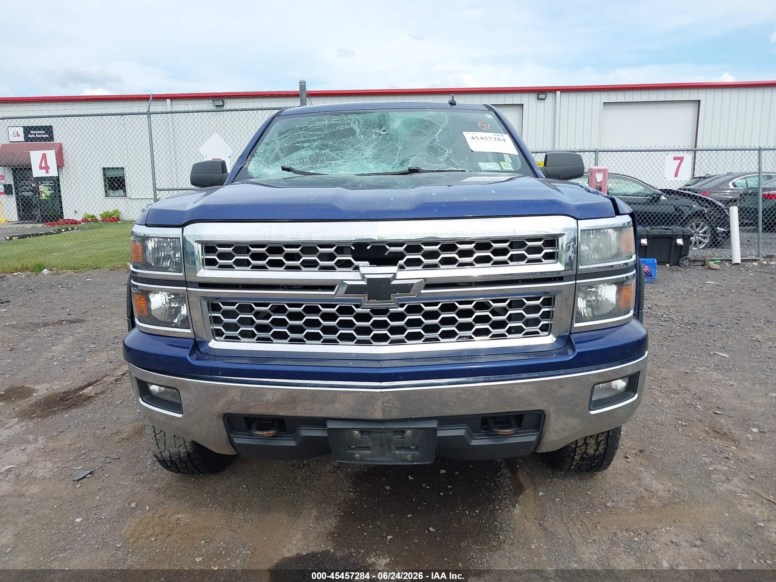2014 Chevrolet Silverado 1500 Lt Blue vin: 1GCVKREC9EZ258060