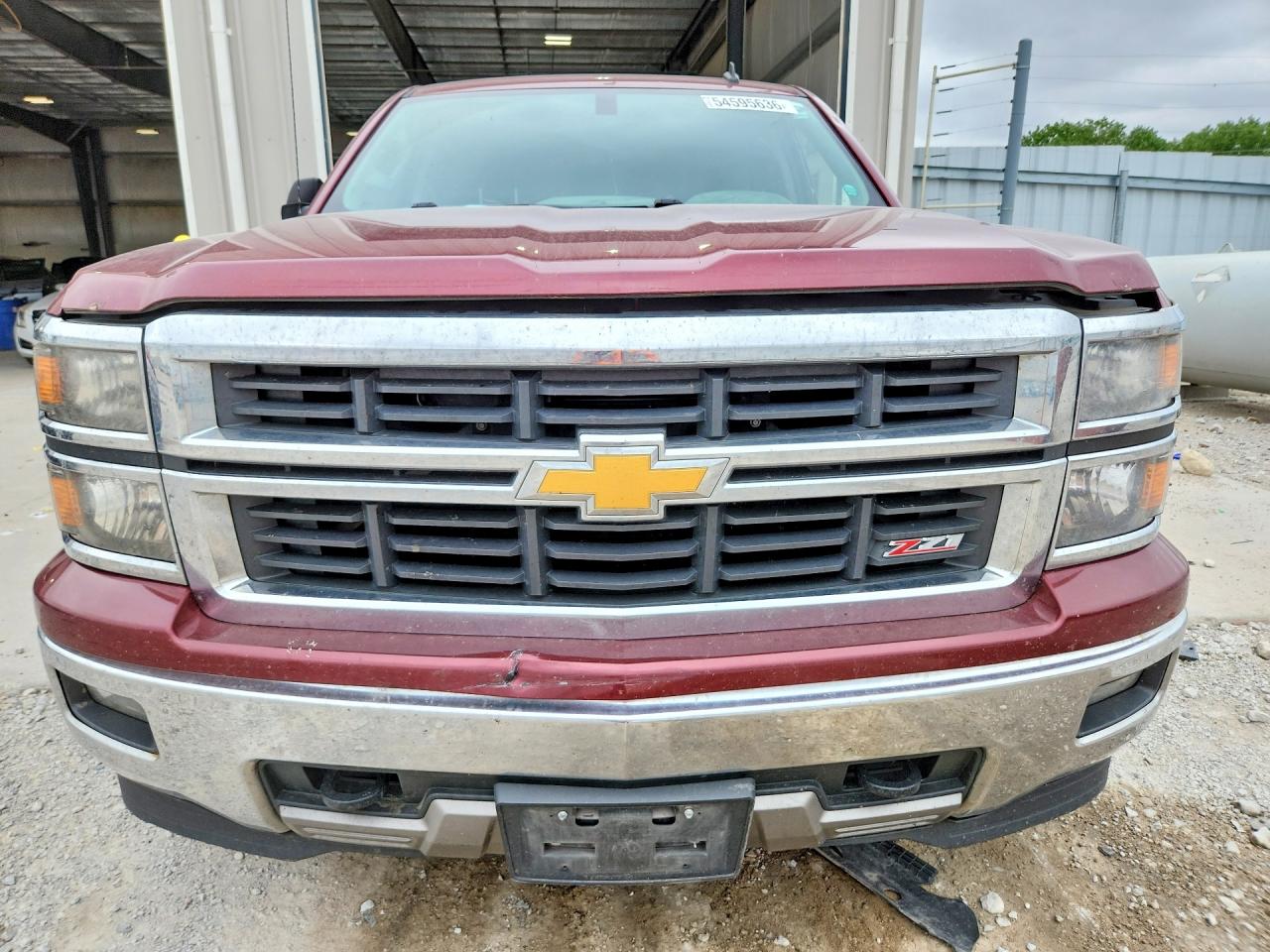 2014 Chevrolet Silverado K1500 Lt Burgundy vin: 1GCVKREC9EZ279863