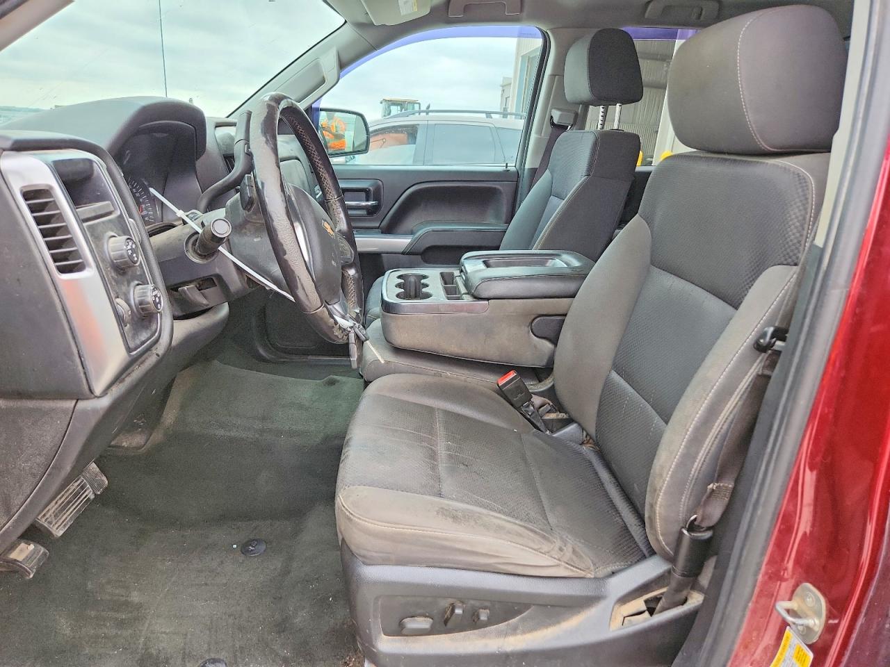 2014 Chevrolet Silverado K1500 Lt Burgundy vin: 1GCVKREC9EZ279863