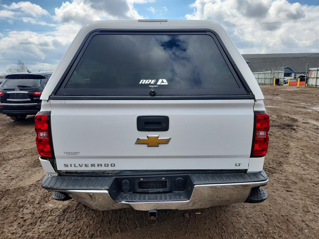 2014 Chevrolet Silverado K1500 Lt White vin: 1GCVKREC9EZ288689