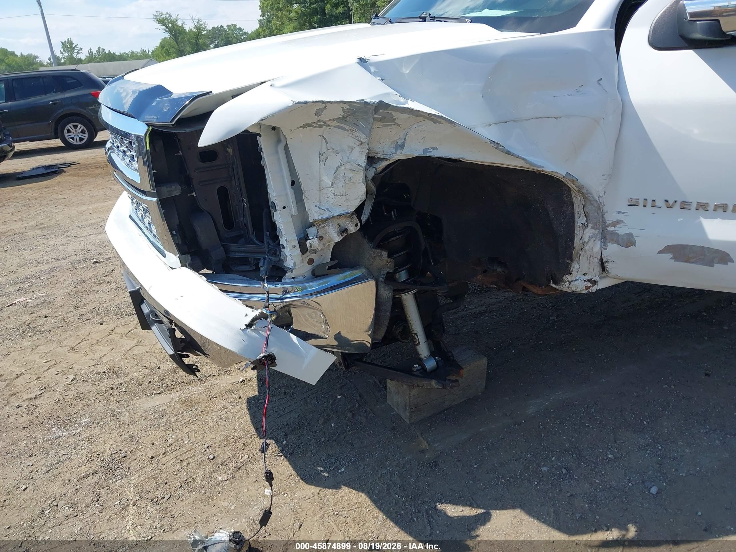 2014 Chevrolet Silverado 1500 Lt White vin: 1GCVKREC9EZ298252
