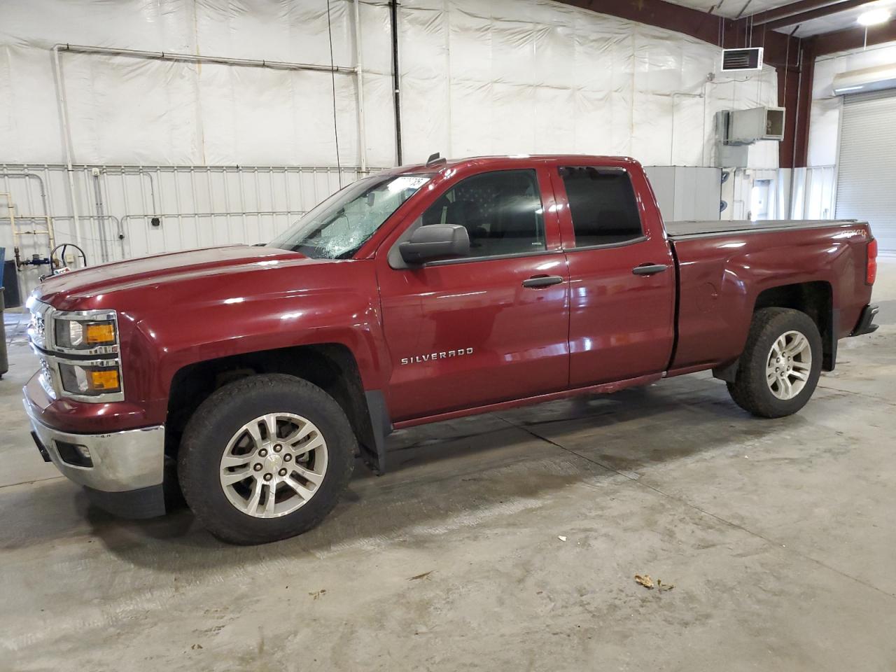 2014 Chevrolet Silverado K1500 Lt Maroon vin: 1GCVKREC9EZ334201