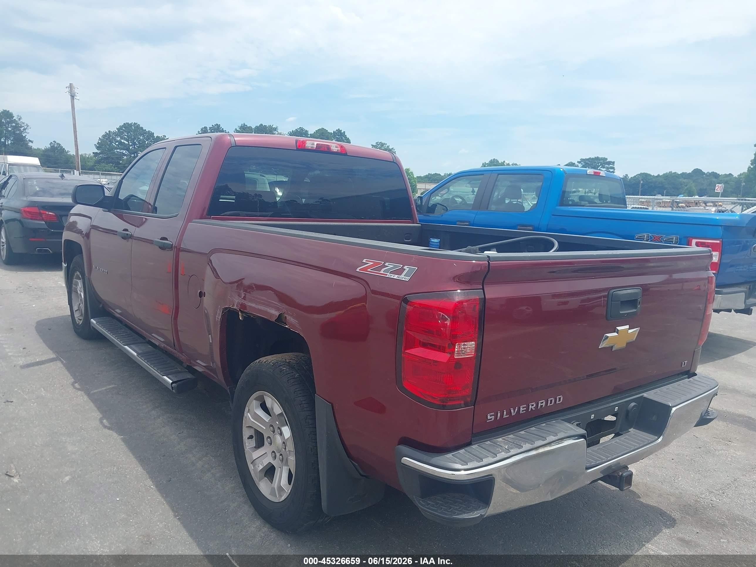 2014 Chevrolet Silverado 1500 2lt Red vin: 1GCVKREC9EZ376478