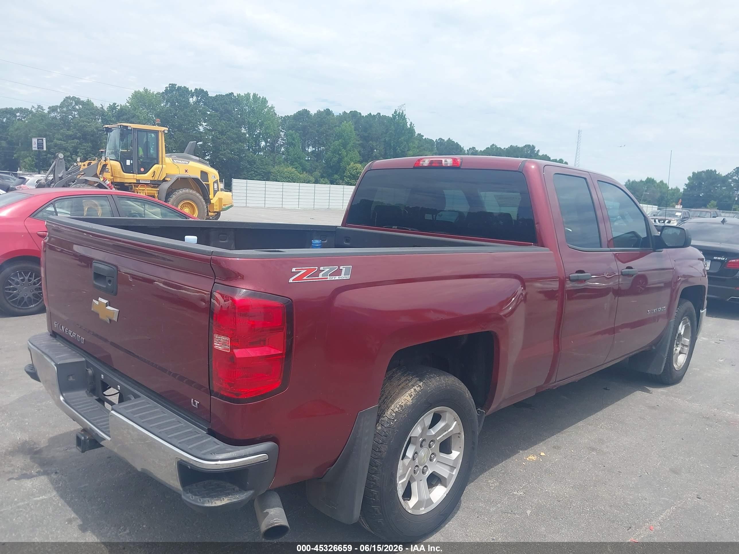 2014 Chevrolet Silverado 1500 2lt Red vin: 1GCVKREC9EZ376478