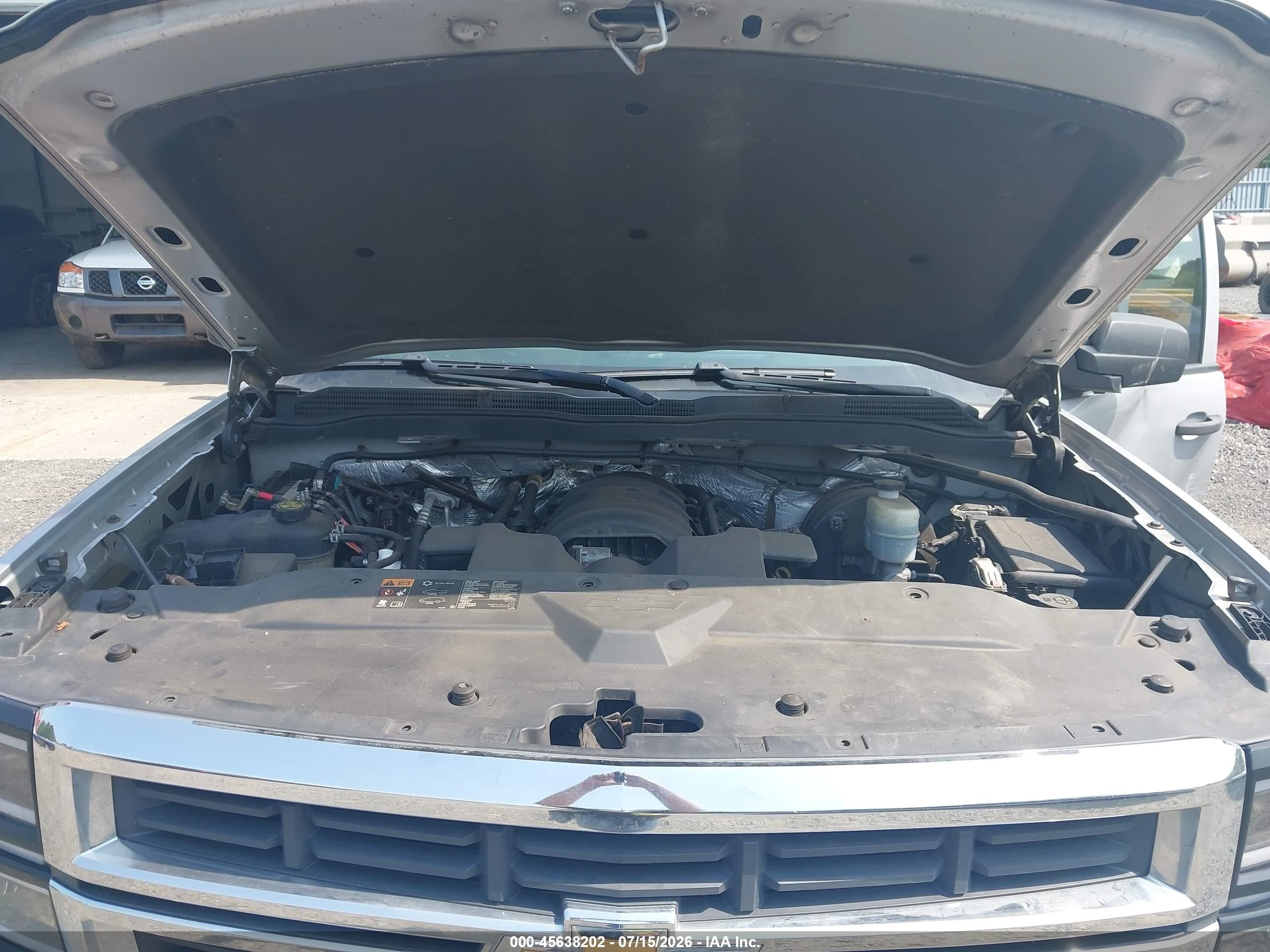 2014 Chevrolet Silverado 1500 Lt Silver vin: 1GCVKREC9EZ396343