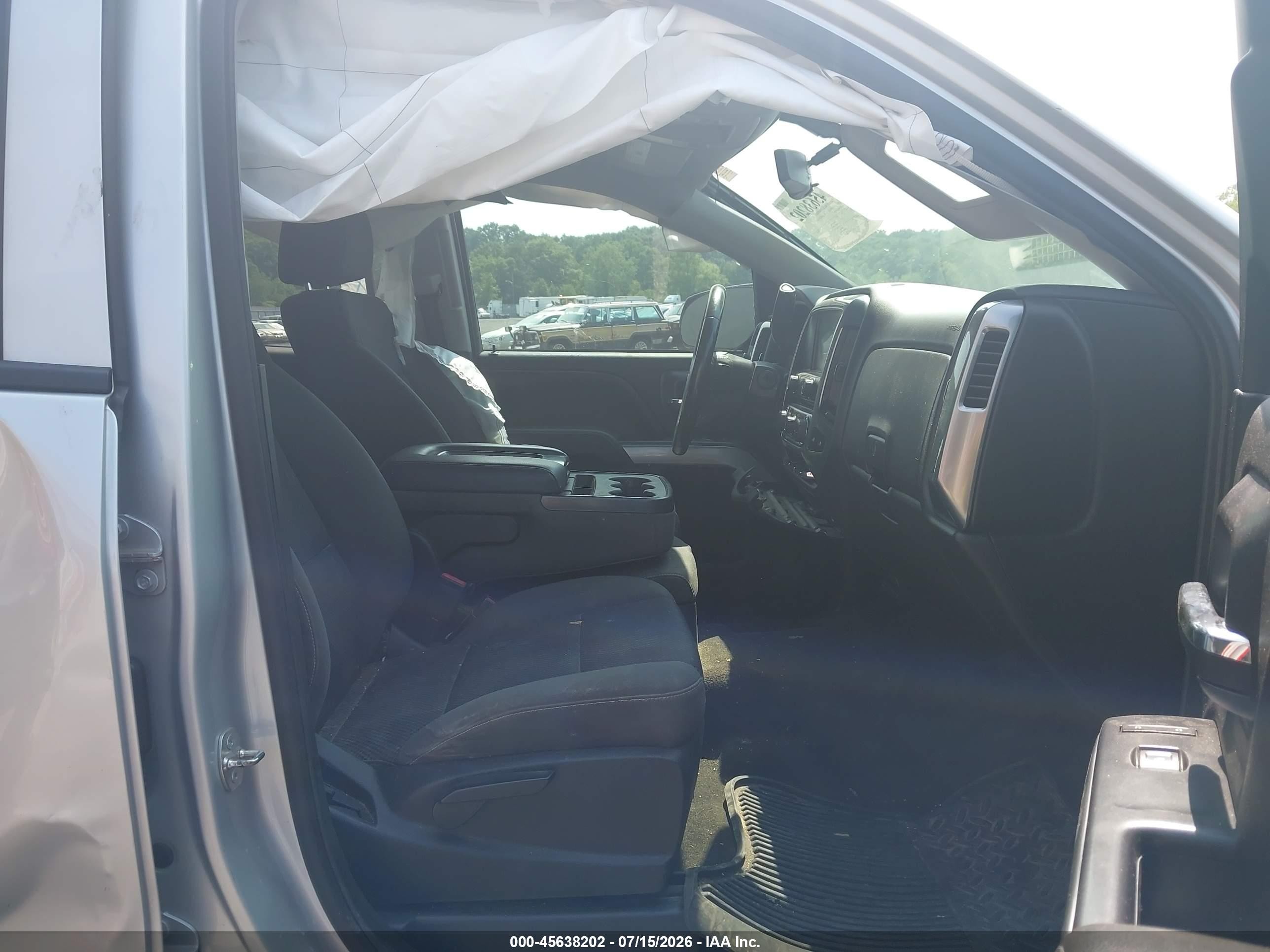 2014 Chevrolet Silverado 1500 Lt Silver vin: 1GCVKREC9EZ396343
