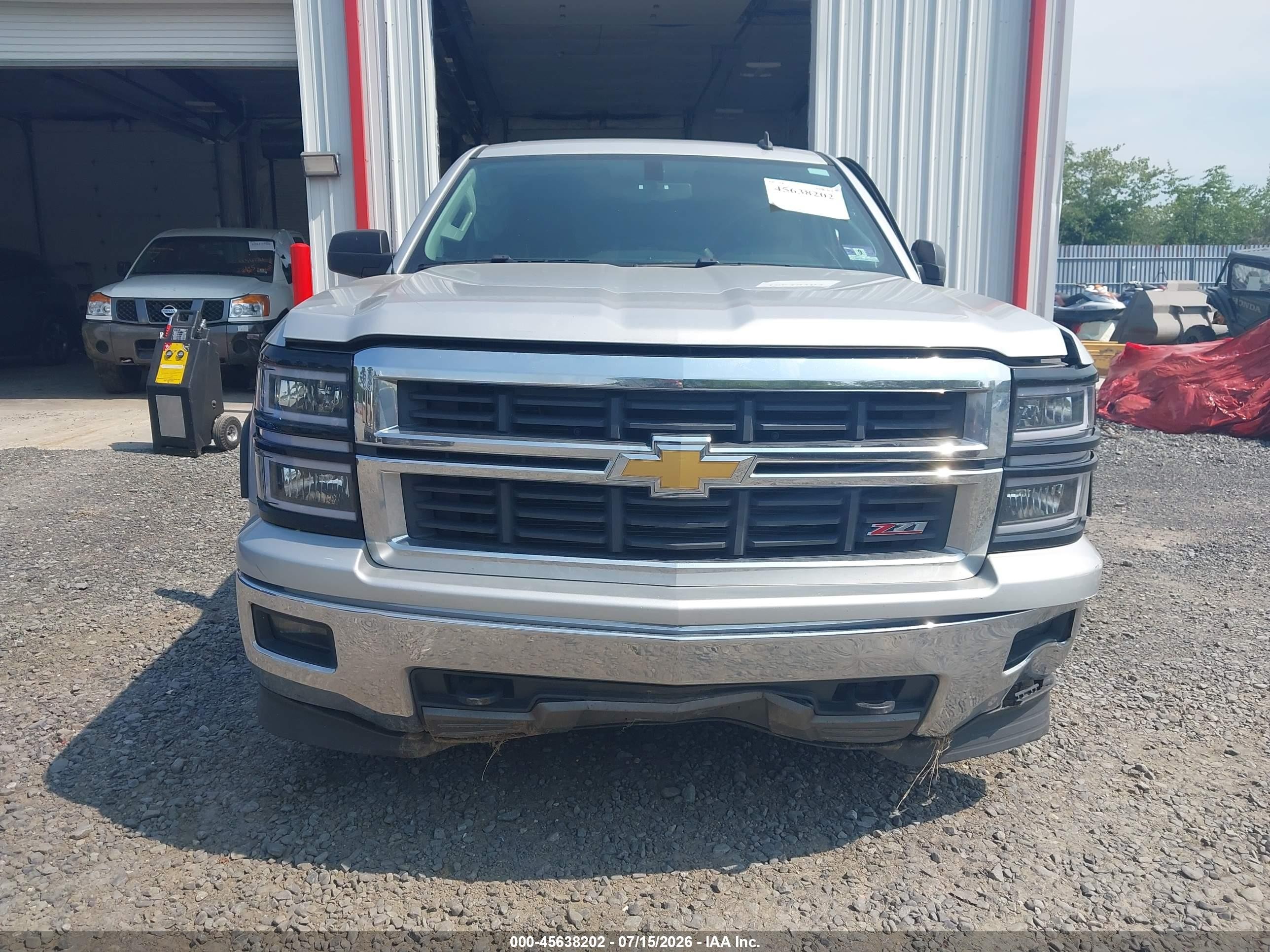 2014 Chevrolet Silverado 1500 Lt Silver vin: 1GCVKREC9EZ396343