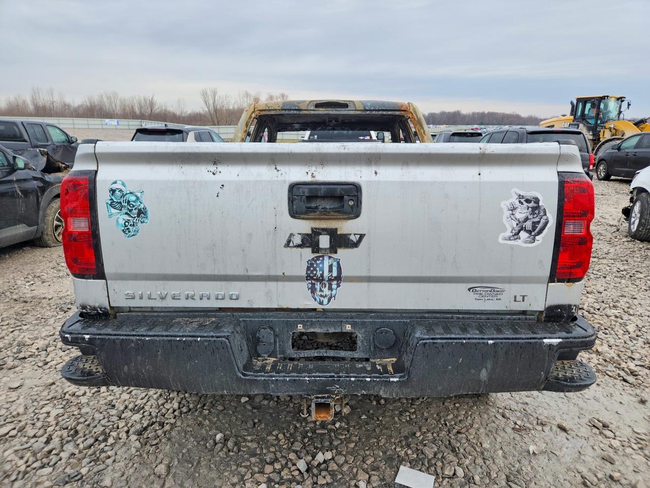 2014 Chevrolet Silverado K1500 Lt Silver vin: 1GCVKREC9EZ404960