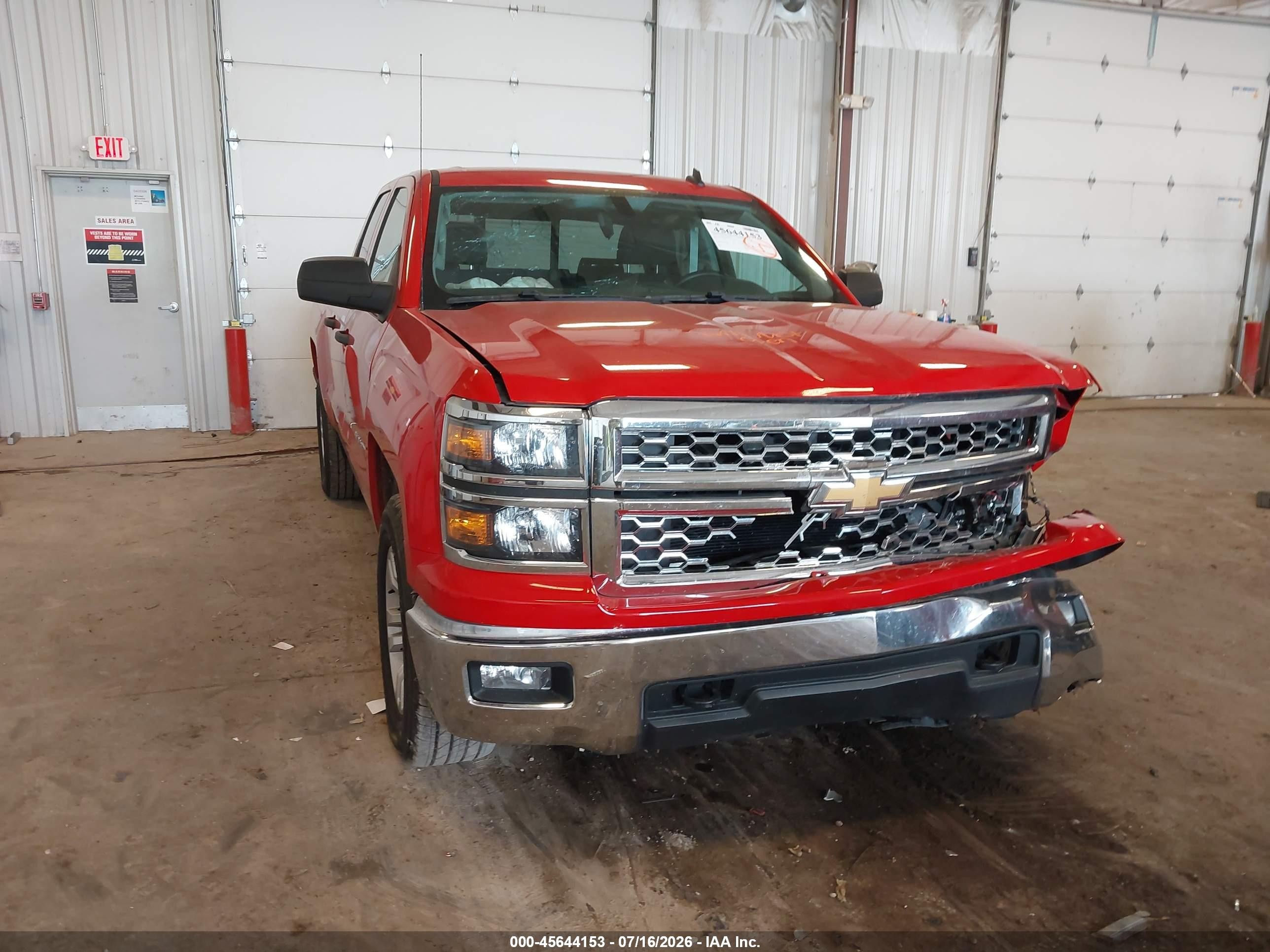 2014 Chevrolet Silverado 1500 Lt Красный vin: 1GCVKREC9EZ413741