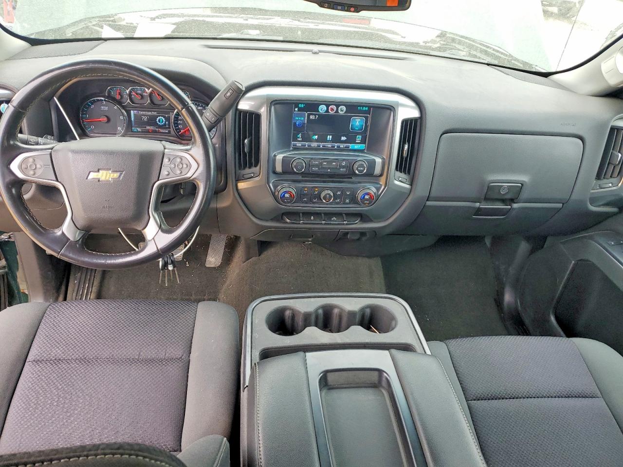 2015 Chevrolet Silverado K1500 Lt Green vin: 1GCVKREC9FZ167968
