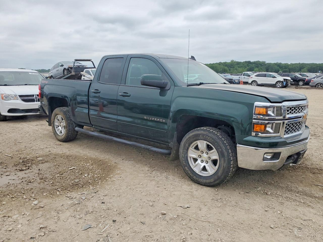 2015 Chevrolet Silverado K1500 Lt Green vin: 1GCVKREC9FZ167968