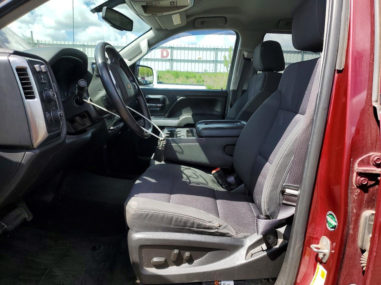 2015 Chevrolet Silverado K1500 Lt Темно-бордовый vin: 1GCVKREC9FZ216988