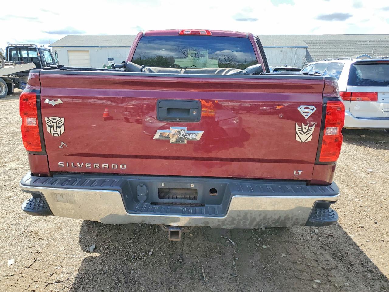 2015 Chevrolet Silverado K1500 Lt Темно-бордовый vin: 1GCVKREC9FZ216988