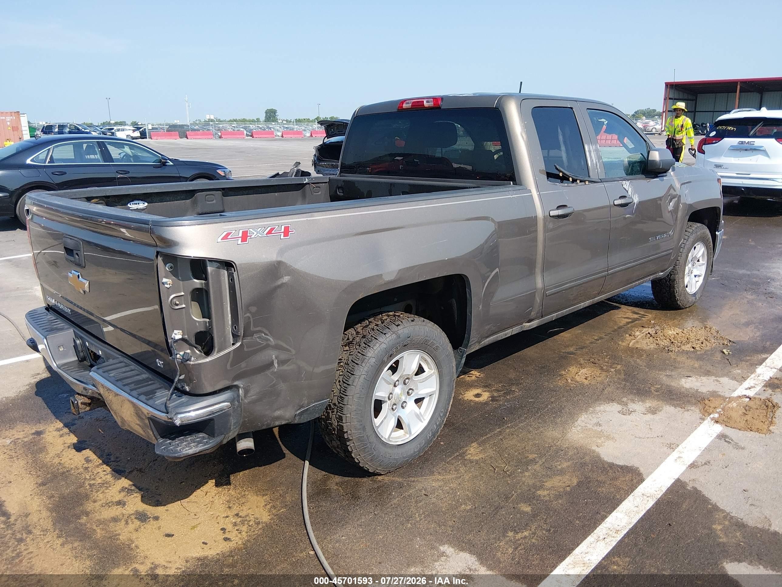 2015 Chevrolet Silverado 1500 Lt Brown vin: 1GCVKREC9FZ237453