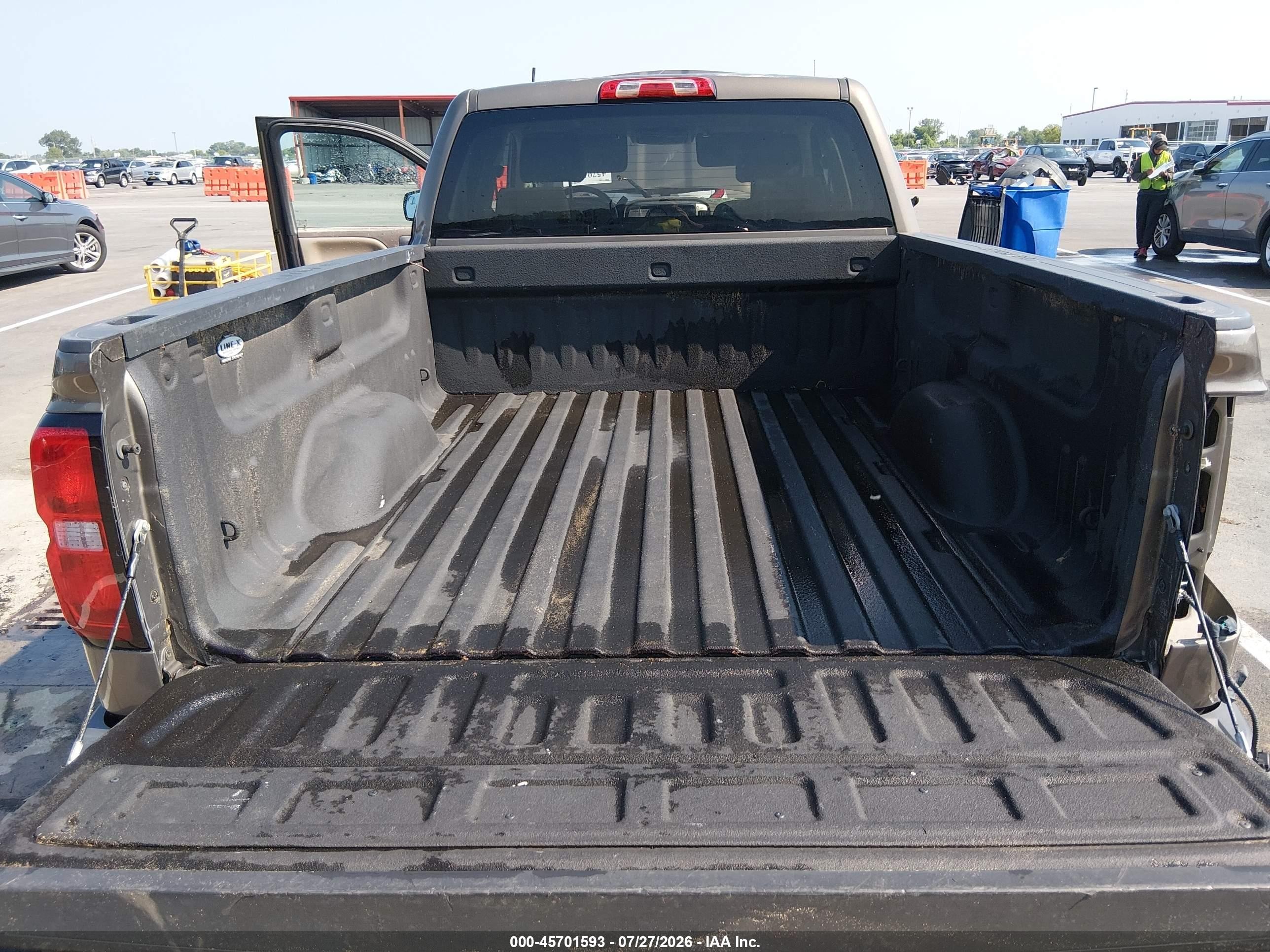 2015 Chevrolet Silverado 1500 Lt Brown vin: 1GCVKREC9FZ237453
