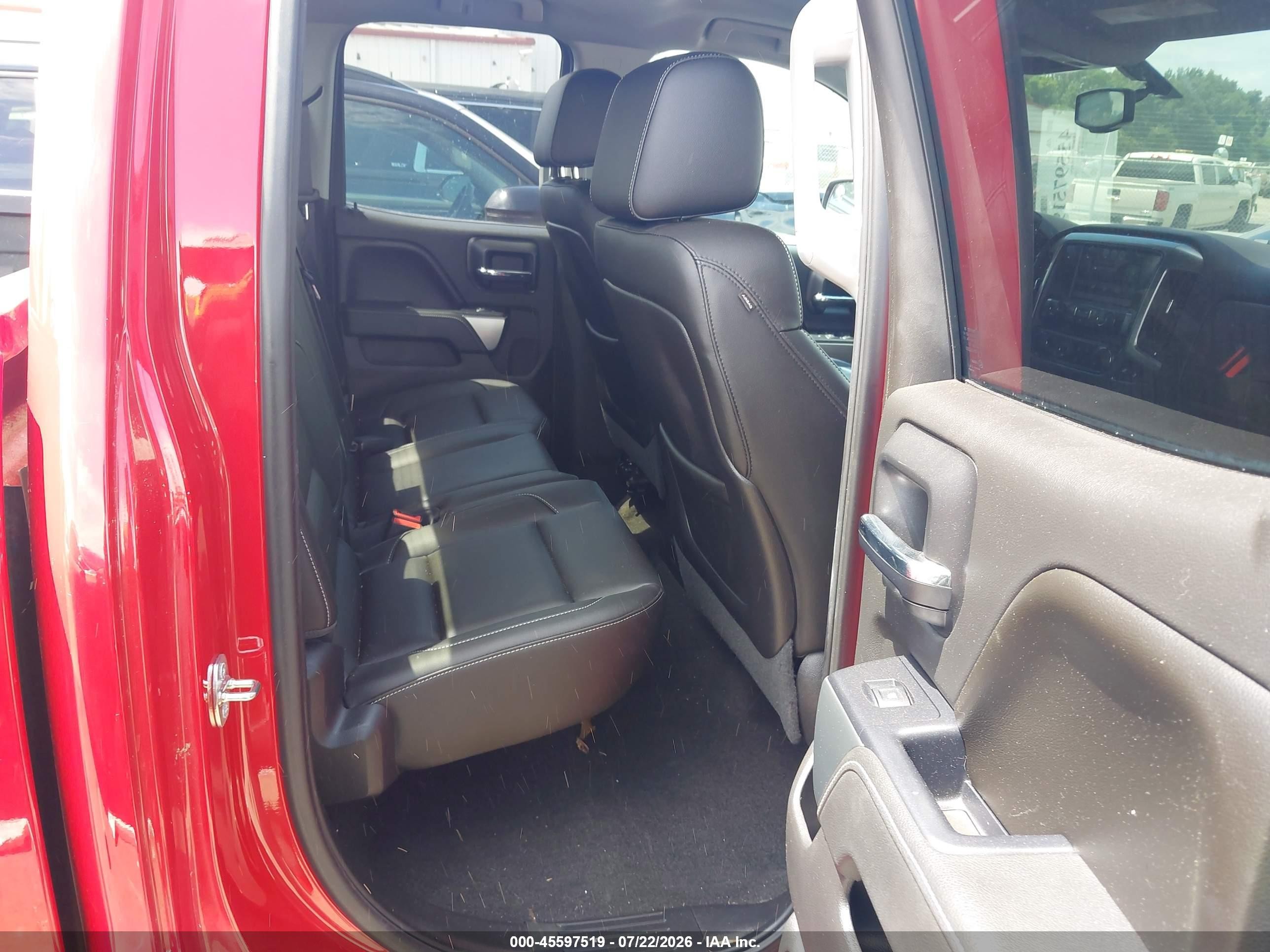 2015 Chevrolet Silverado 1500 Lt Red vin: 1GCVKREC9FZ242653