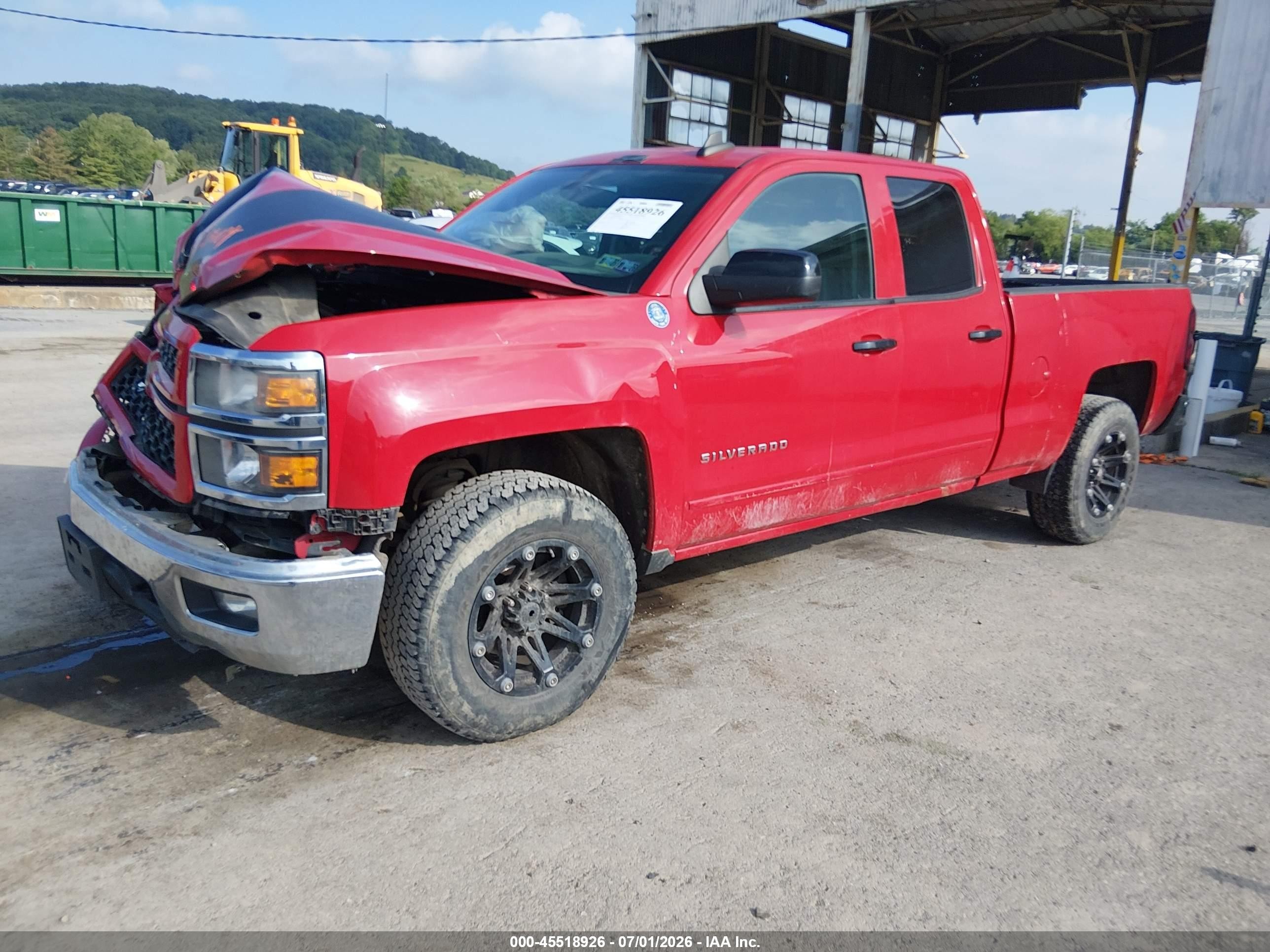 2015 Chevrolet Silverado 1500 Lt Красный vin: 1GCVKREC9FZ336094