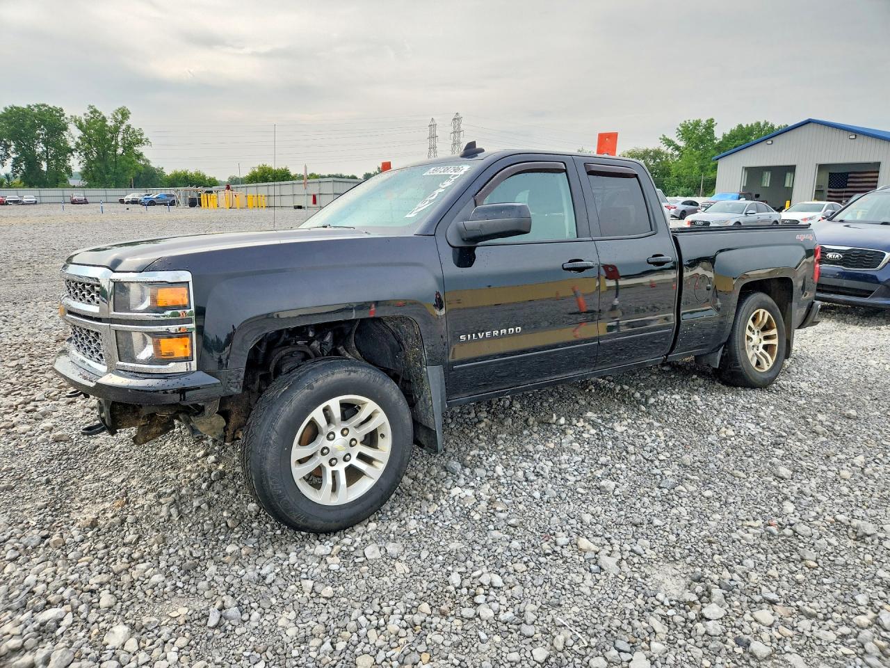 2015 Chevrolet Silverado K1500 Lt Black vin: 1GCVKREC9FZ350576