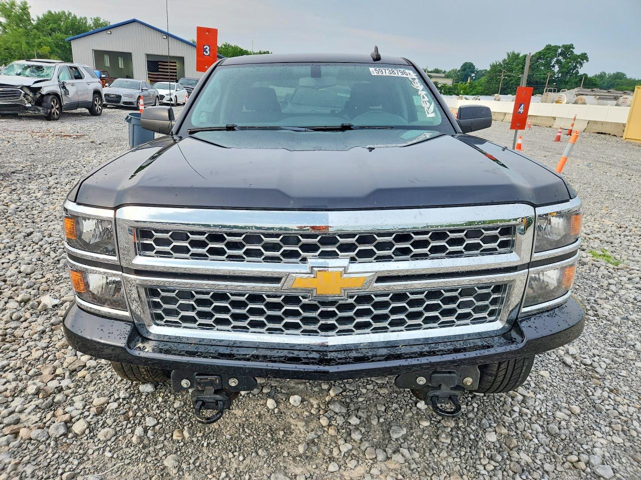 2015 Chevrolet Silverado K1500 Lt Black vin: 1GCVKREC9FZ350576