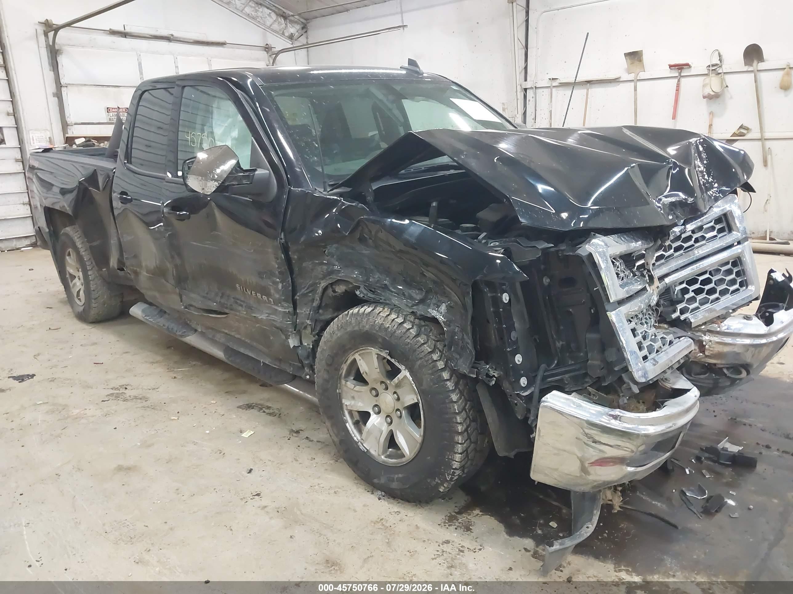2015 Chevrolet Silverado 1500 1lt Black vin: 1GCVKREC9FZ427995