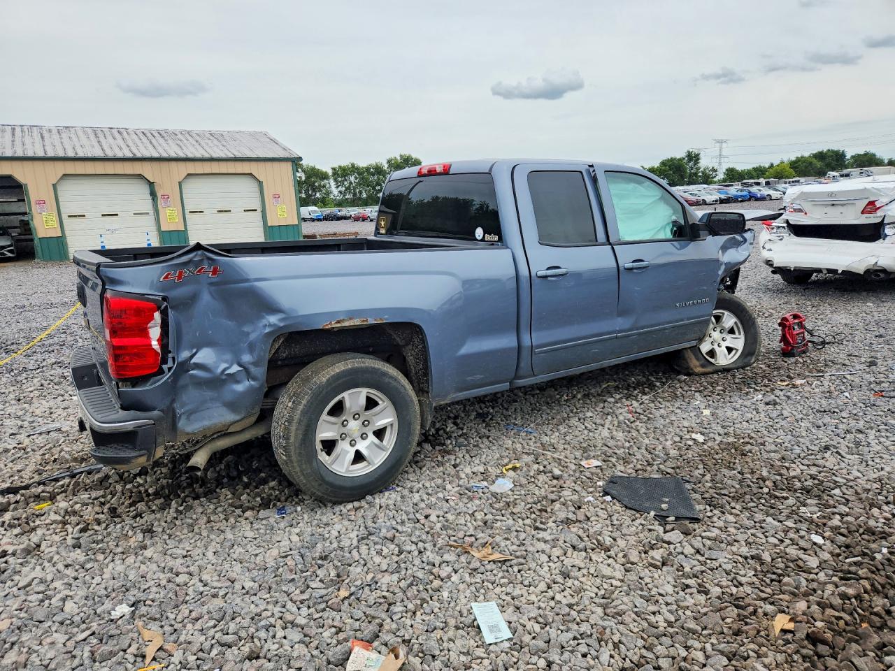 2015 Chevrolet Silverado K1500 Lt Blue vin: 1GCVKREC9FZ441184