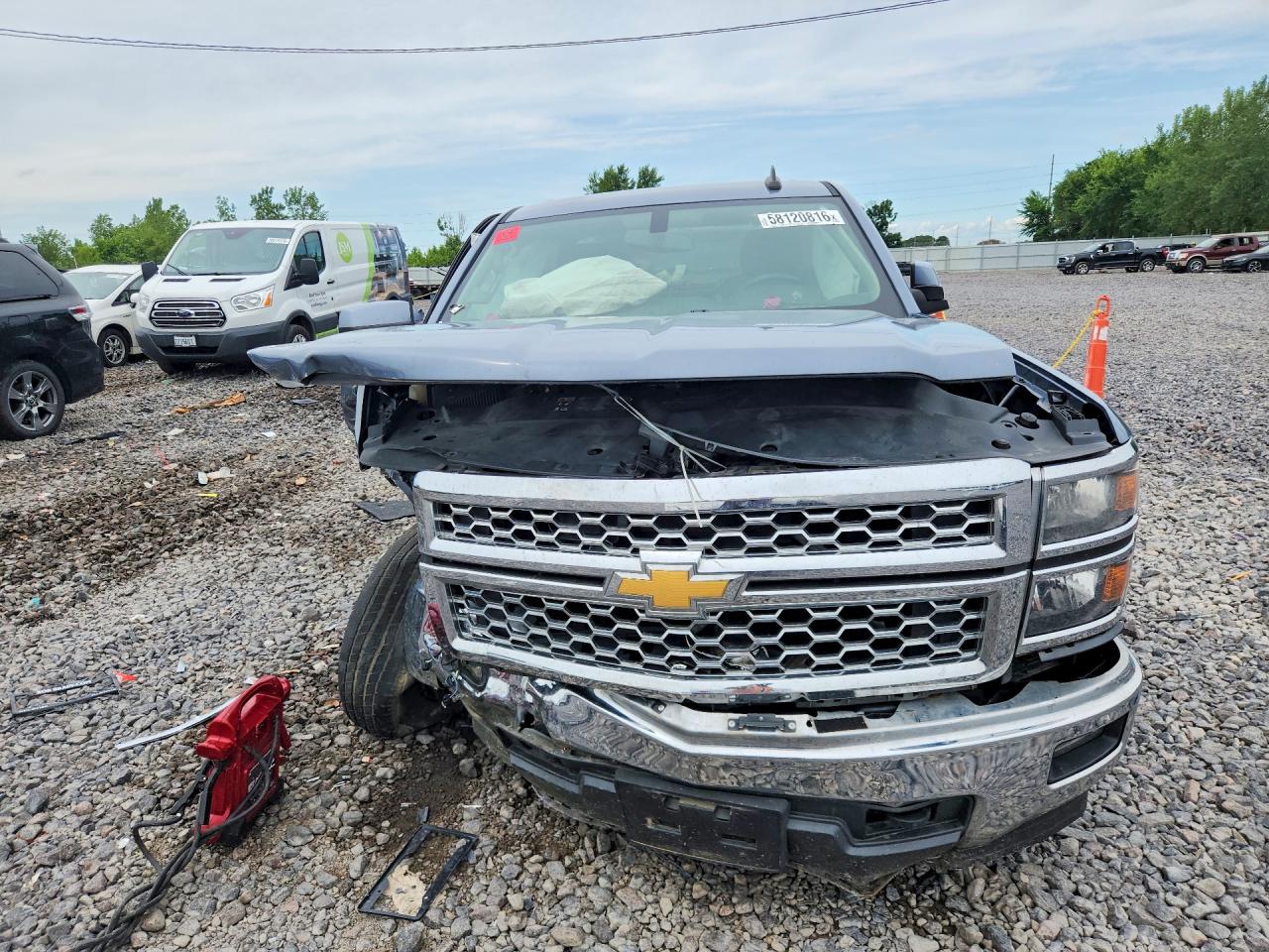 2015 Chevrolet Silverado K1500 Lt Blue vin: 1GCVKREC9FZ441184
