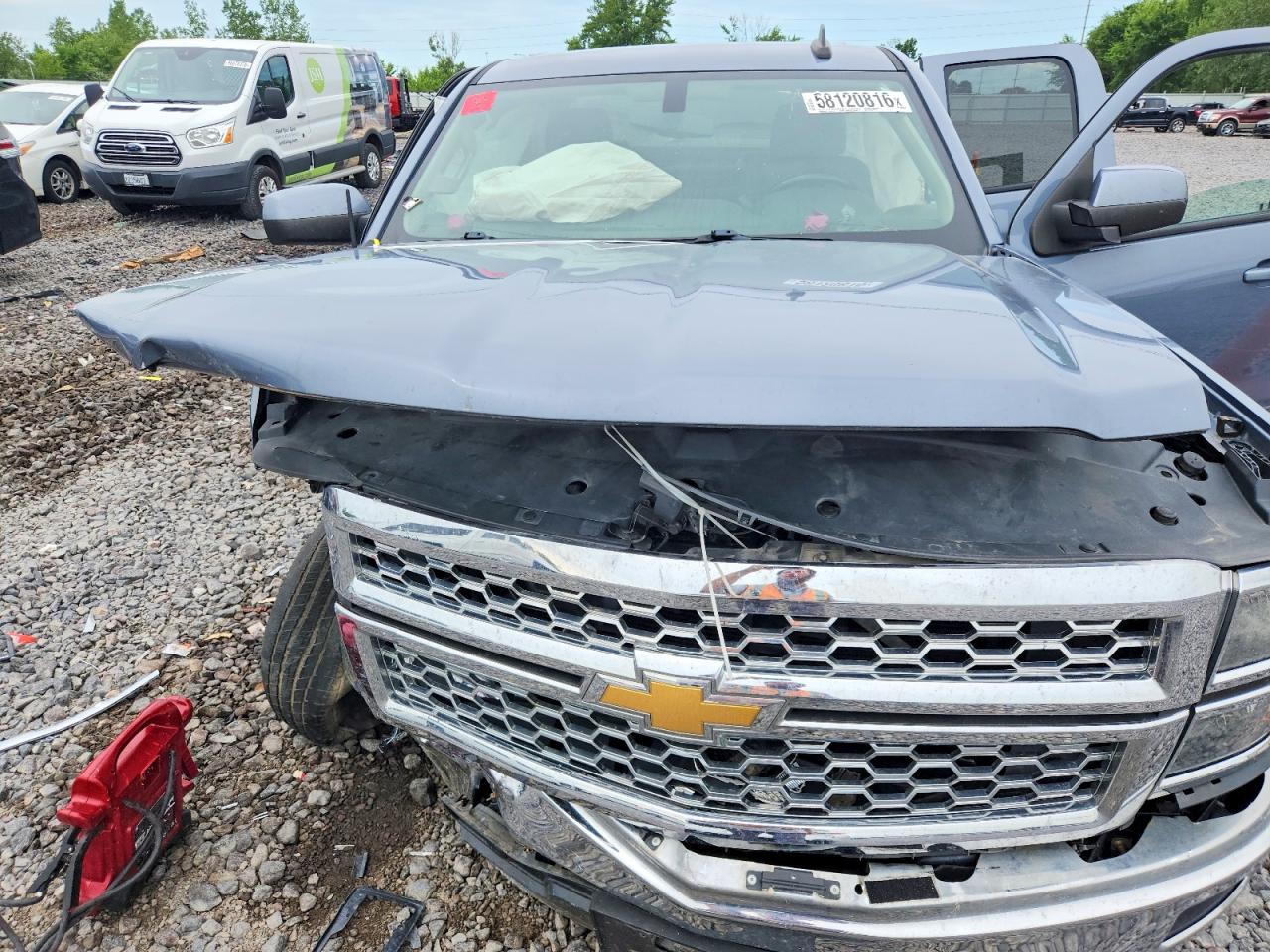 2015 Chevrolet Silverado K1500 Lt Blue vin: 1GCVKREC9FZ441184