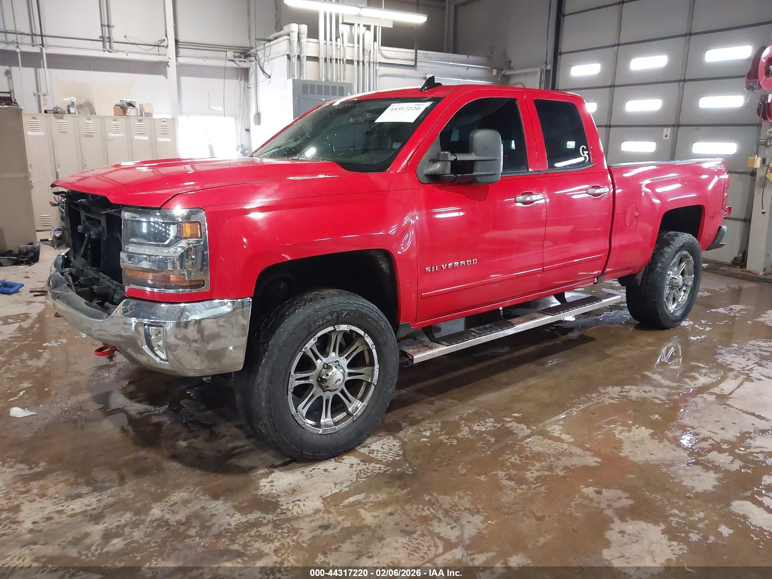 2016 Chevrolet Silverado 1500 1lt Red vin: 1GCVKREC9GZ234554
