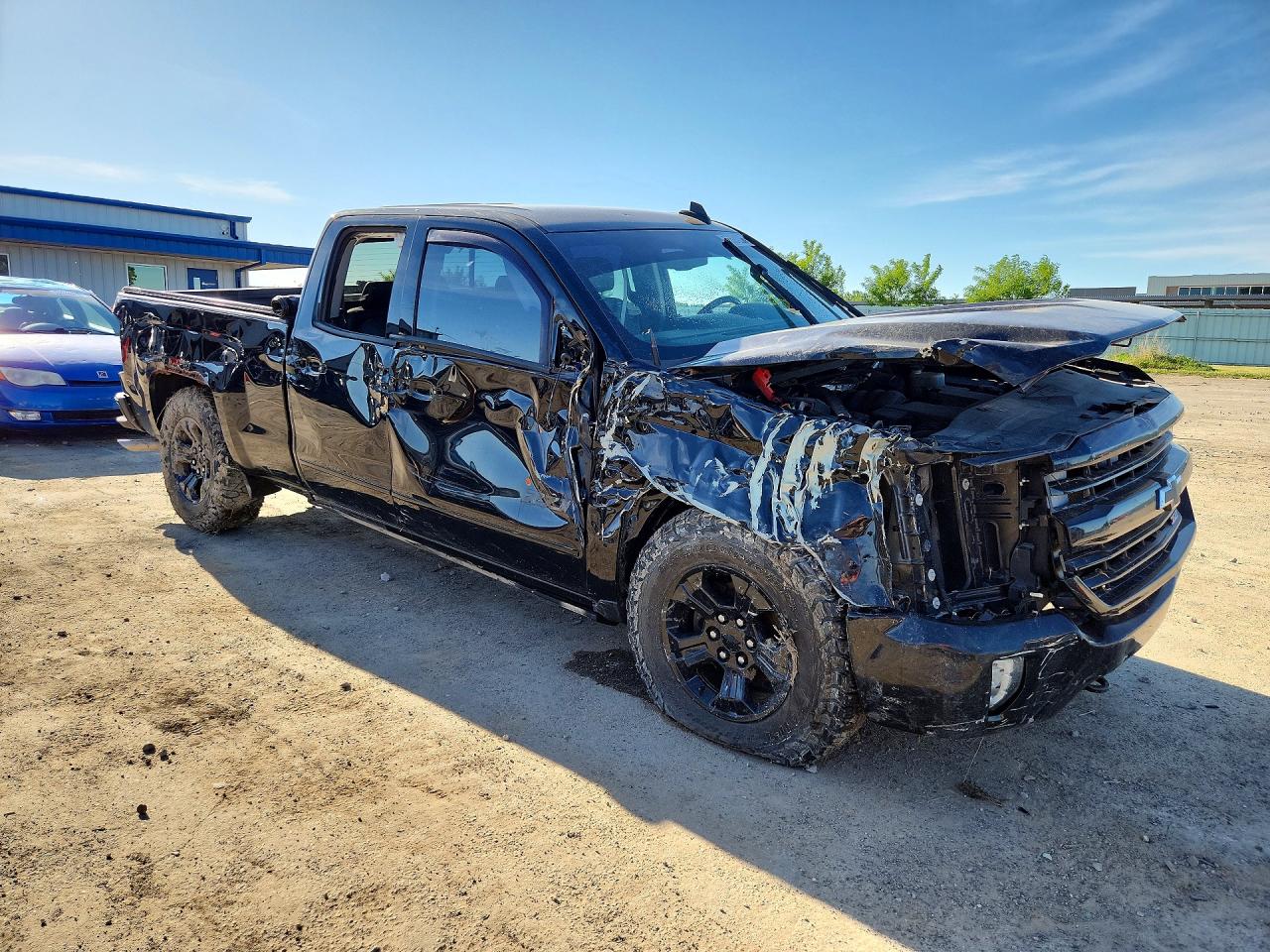 2016 Chevrolet Silverado K1500 Lt Black vin: 1GCVKREC9GZ406906