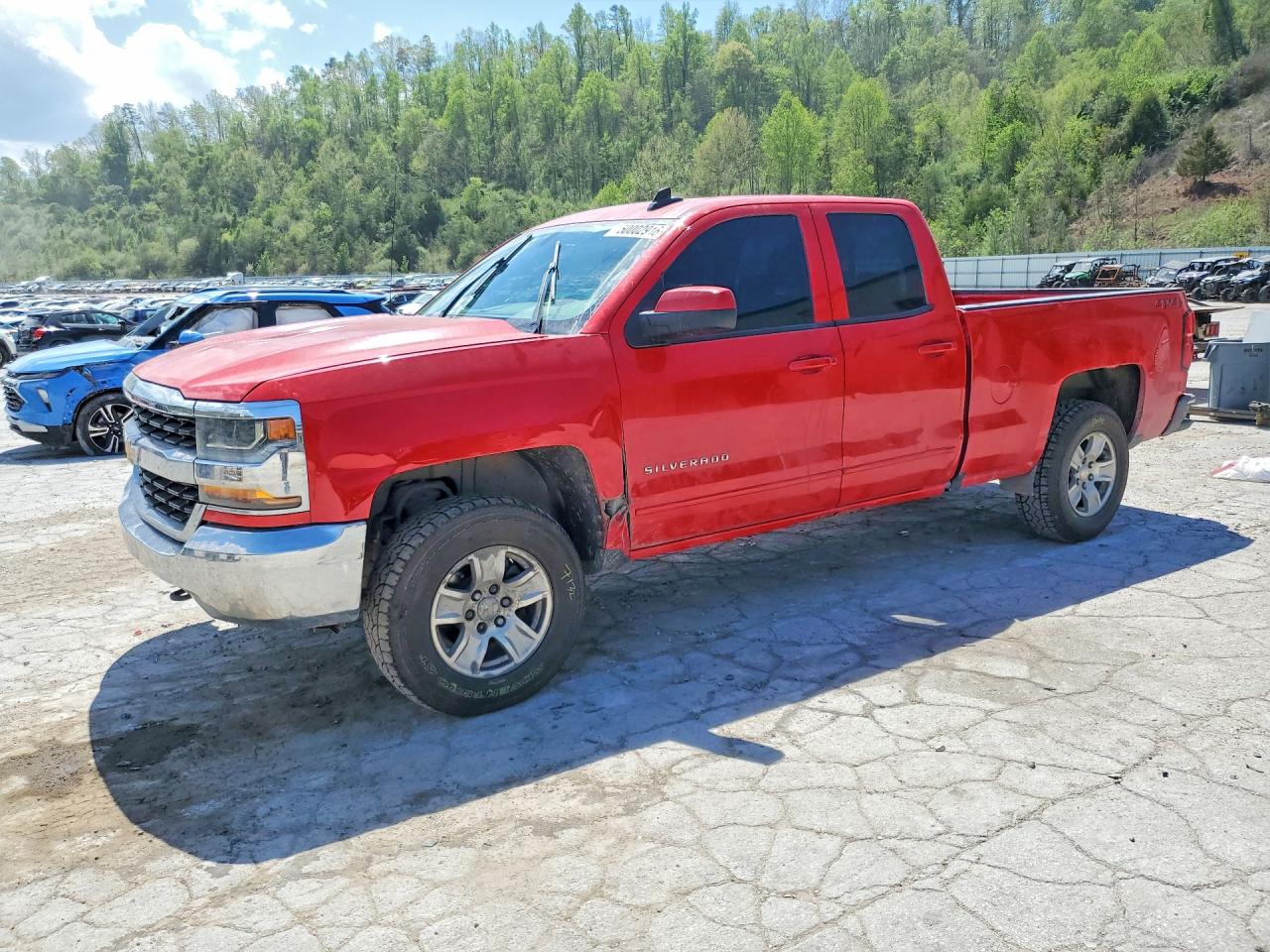2018 Chevrolet Silverado K1500 Lt Red vin: 1GCVKREC9JZ313536