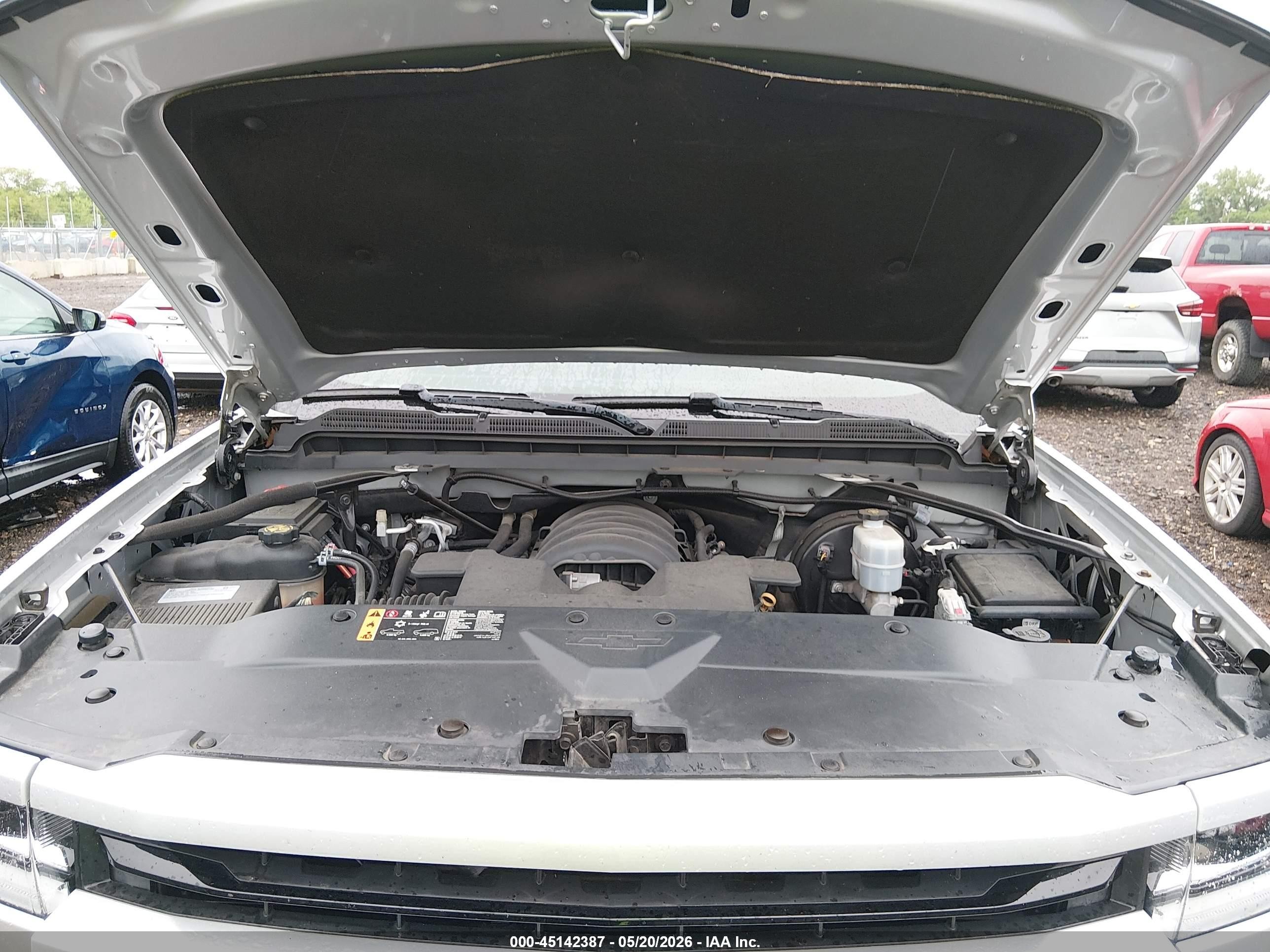 2018 Chevrolet Silverado 1500 2lt Silver vin: 1GCVKREC9JZ361604