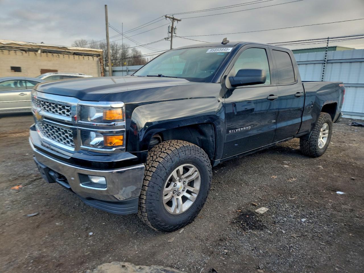 2014 Chevrolet Silverado K1500 Lt Black vin: 1GCVKRECXEZ106398