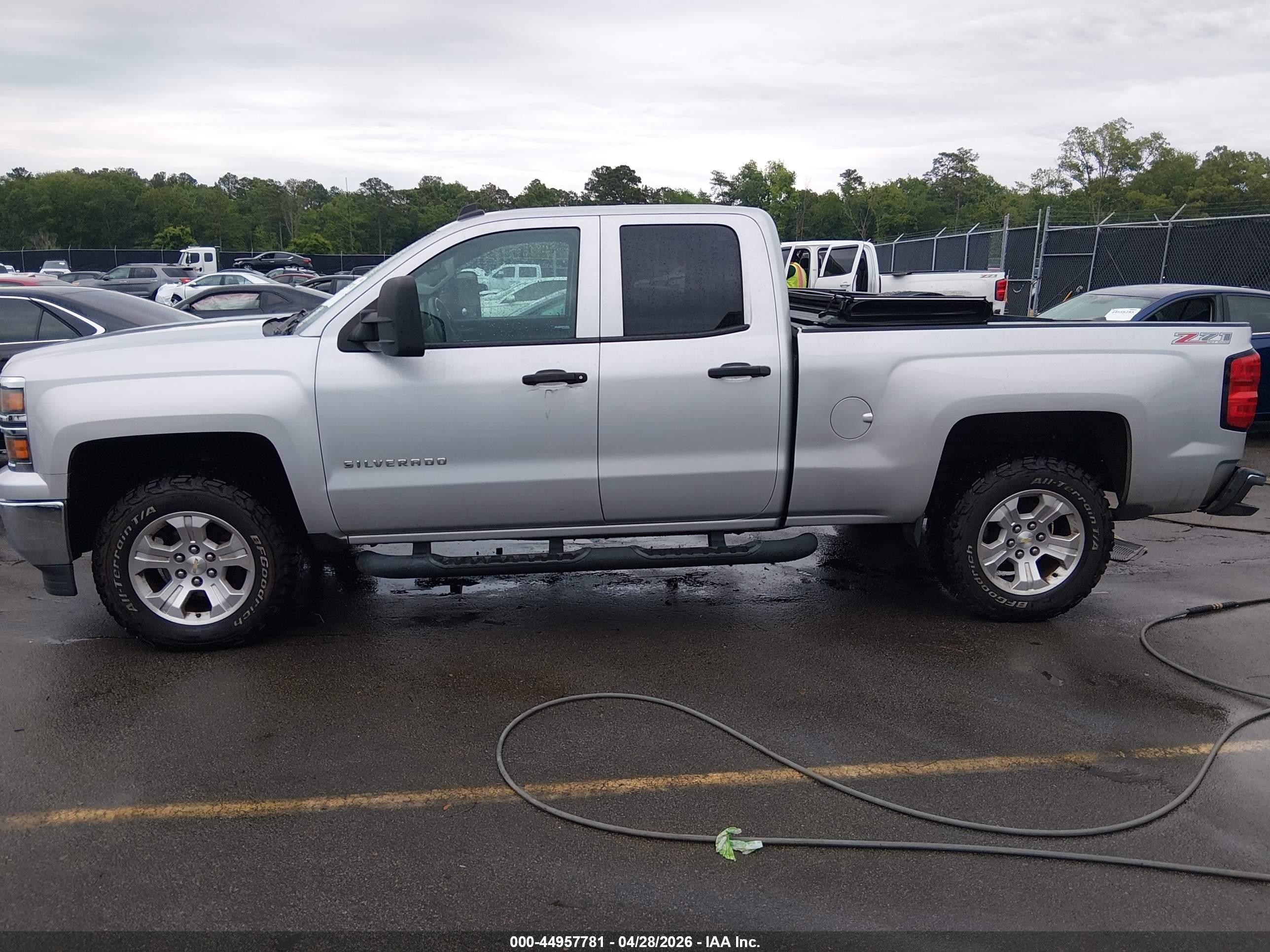 2014 Chevrolet Silverado 1500 2lt Silver vin: 1GCVKRECXEZ107325