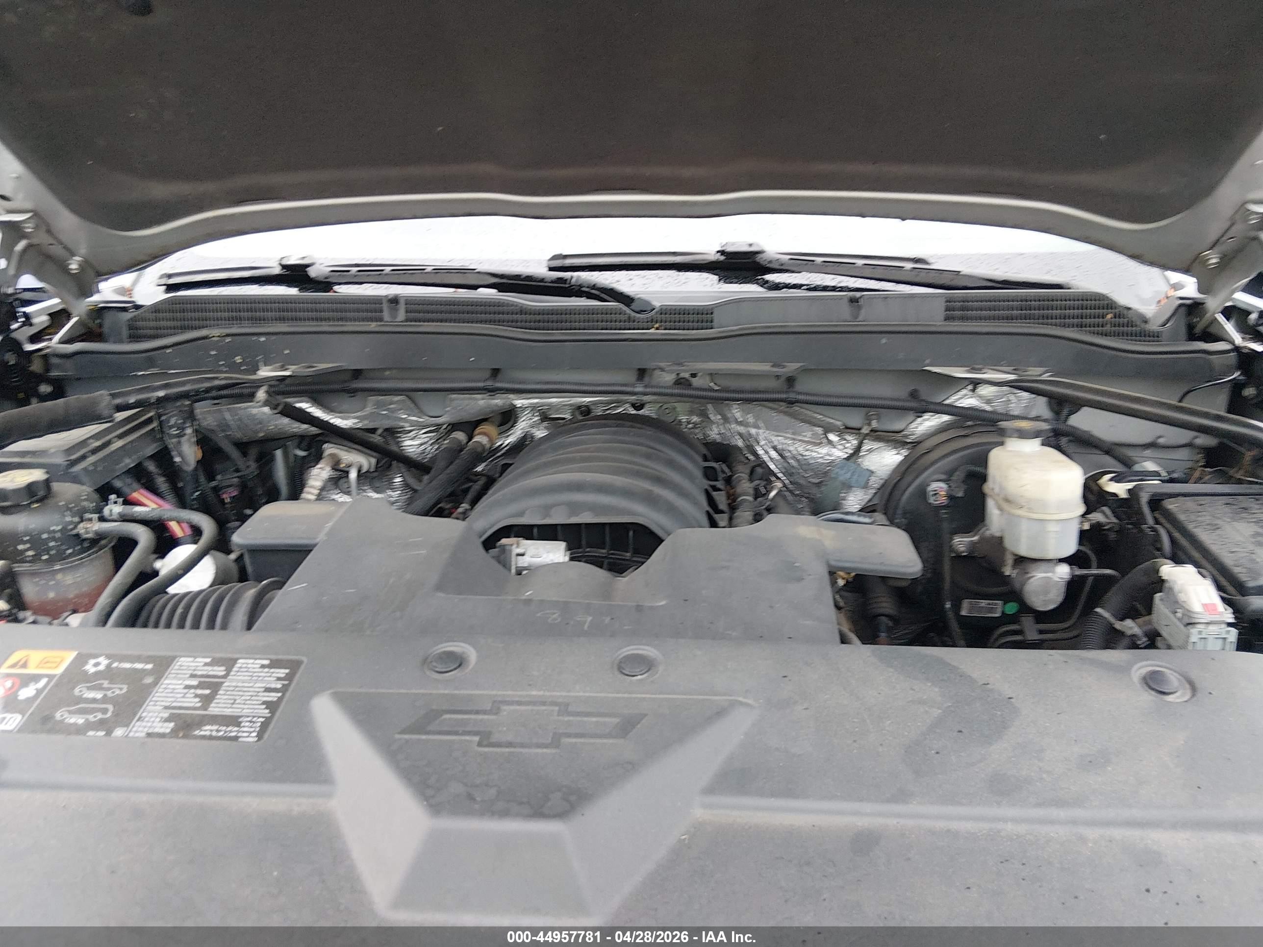 2014 Chevrolet Silverado 1500 2lt Silver vin: 1GCVKRECXEZ107325