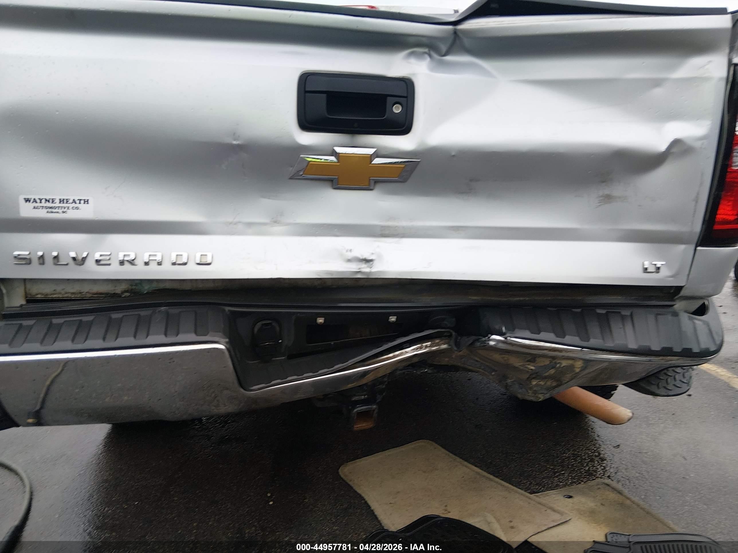 2014 Chevrolet Silverado 1500 2lt Silver vin: 1GCVKRECXEZ107325