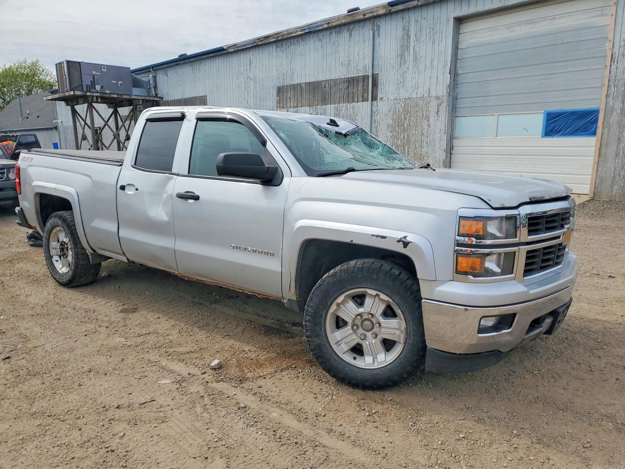 2014 Chevrolet Silverado K1500 Lt Silver vin: 1GCVKRECXEZ111195