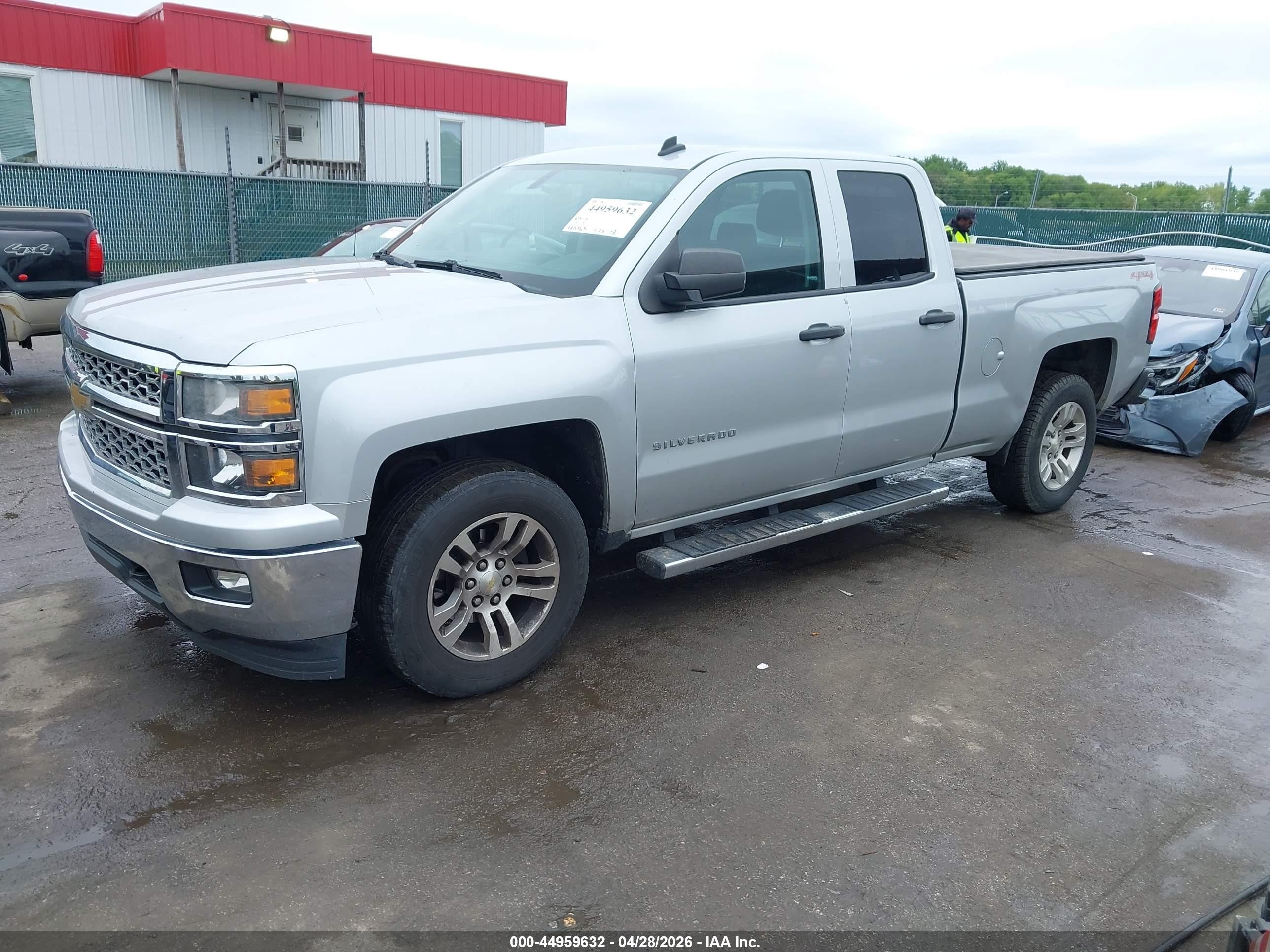 2014 Chevrolet Silverado 1500 1lt Silver vin: 1GCVKRECXEZ169999