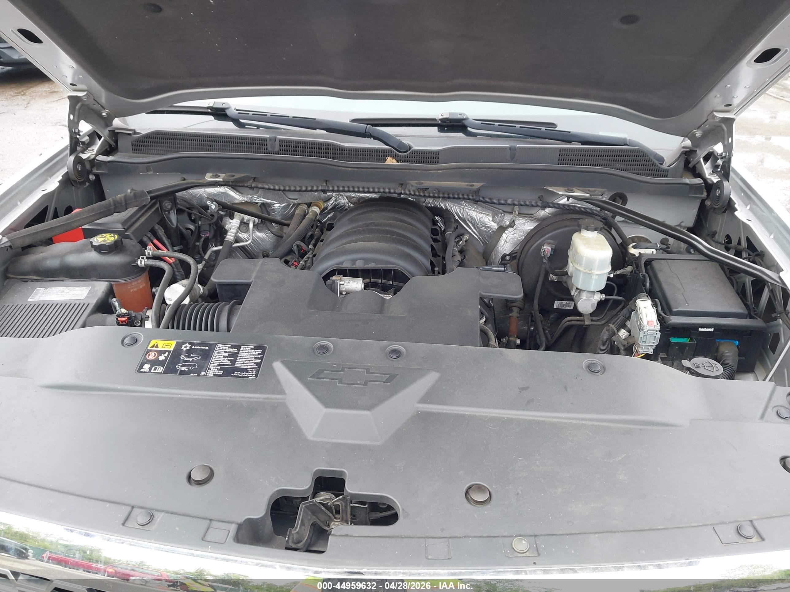 2014 Chevrolet Silverado 1500 1lt Silver vin: 1GCVKRECXEZ169999