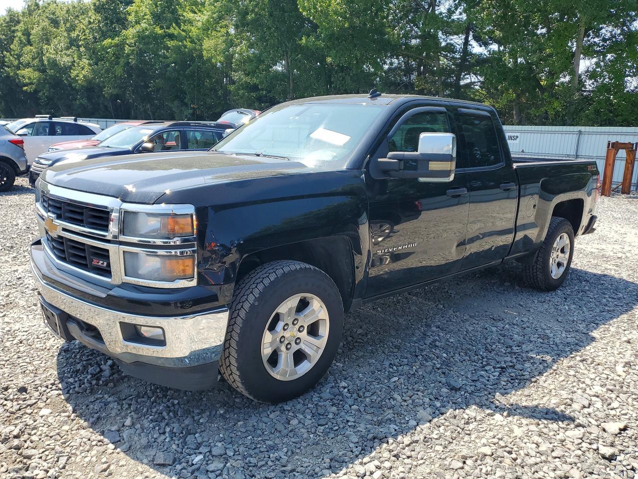 2014 Chevrolet Silverado K1500 Lt Black vin: 1GCVKRECXEZ197012
