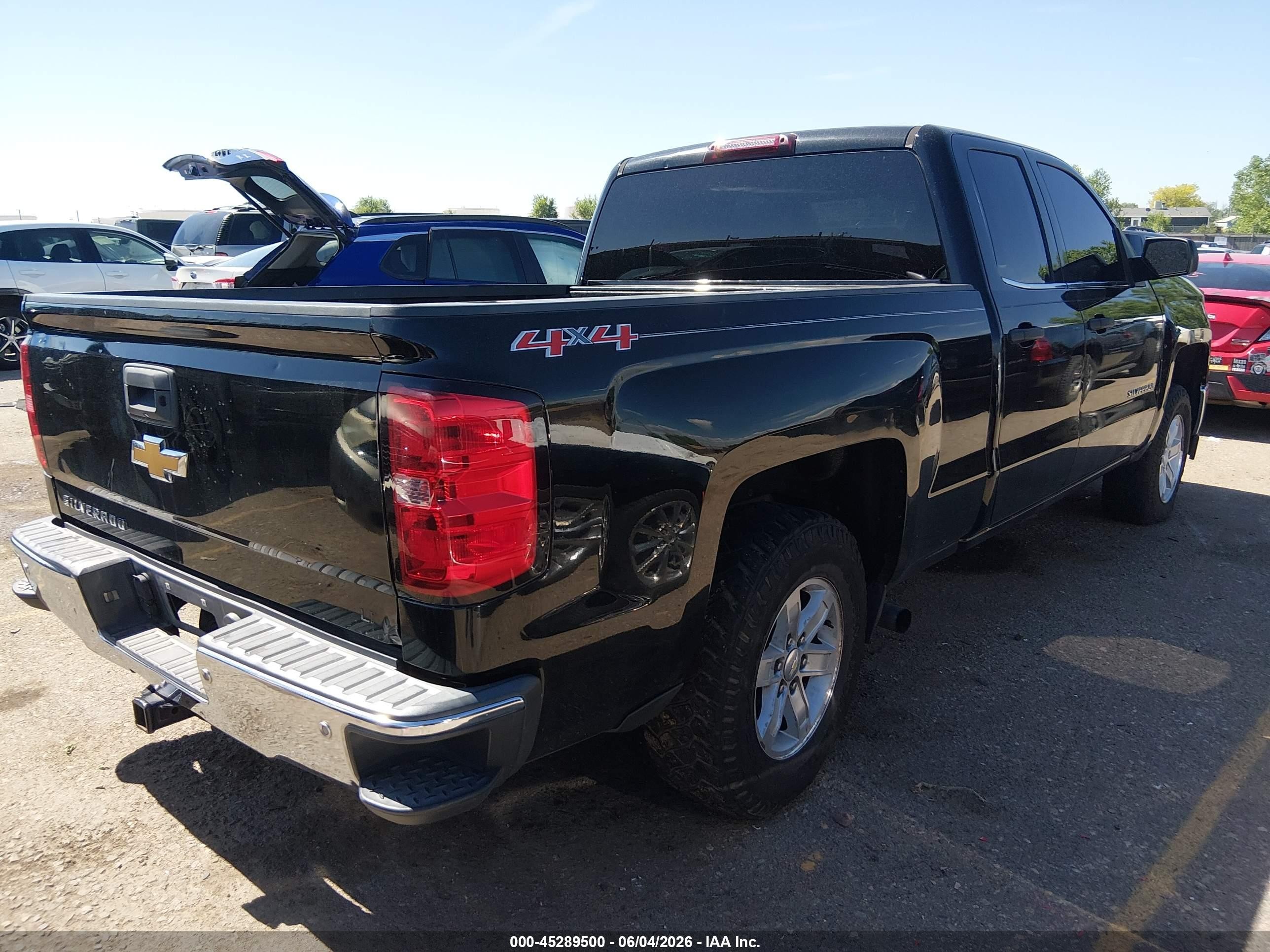 2014 Chevrolet Silverado 1500 Lt Black vin: 1GCVKRECXEZ244653