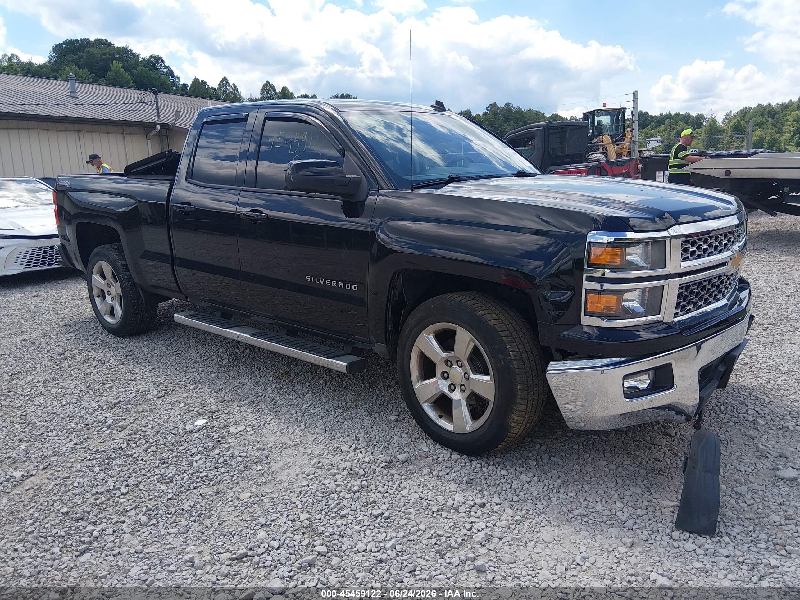 2014 Chevrolet Silverado 1500 Lt Black vin: 1GCVKRECXEZ314703