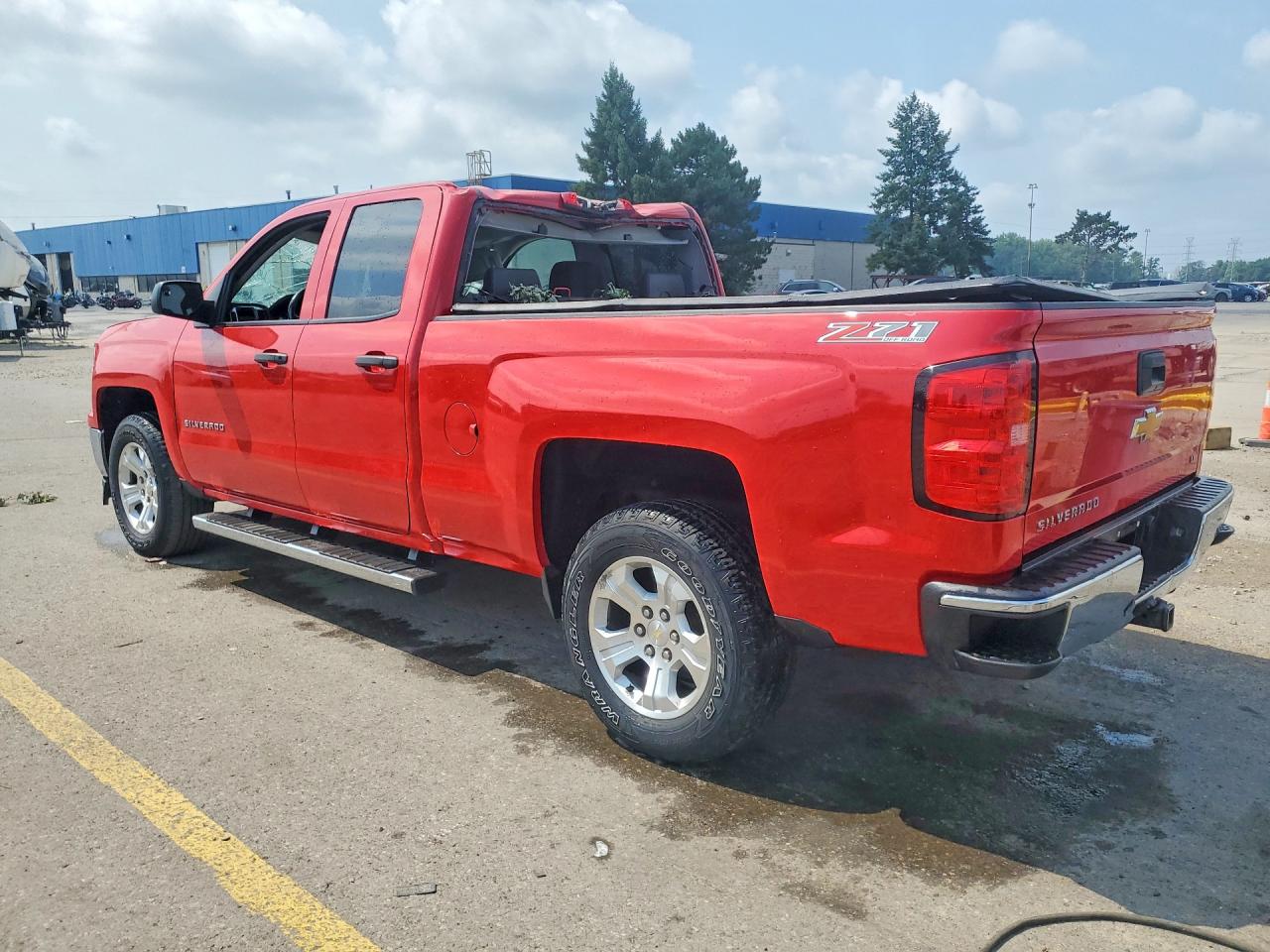 2014 Chevrolet Silverado K1500 Lt Red vin: 1GCVKRECXEZ345577