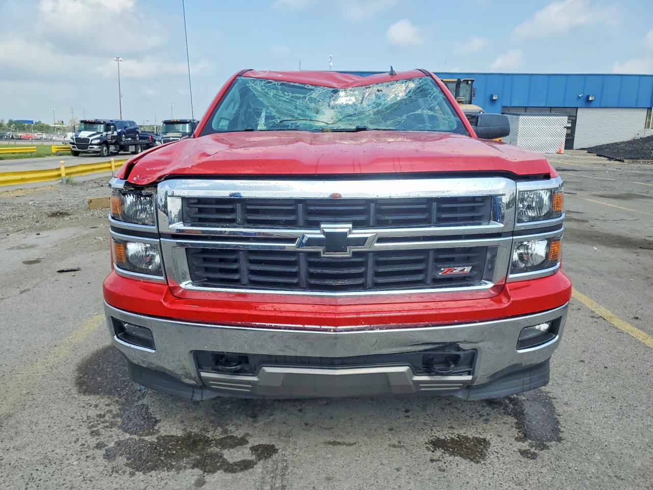 2014 Chevrolet Silverado K1500 Lt Red vin: 1GCVKRECXEZ345577