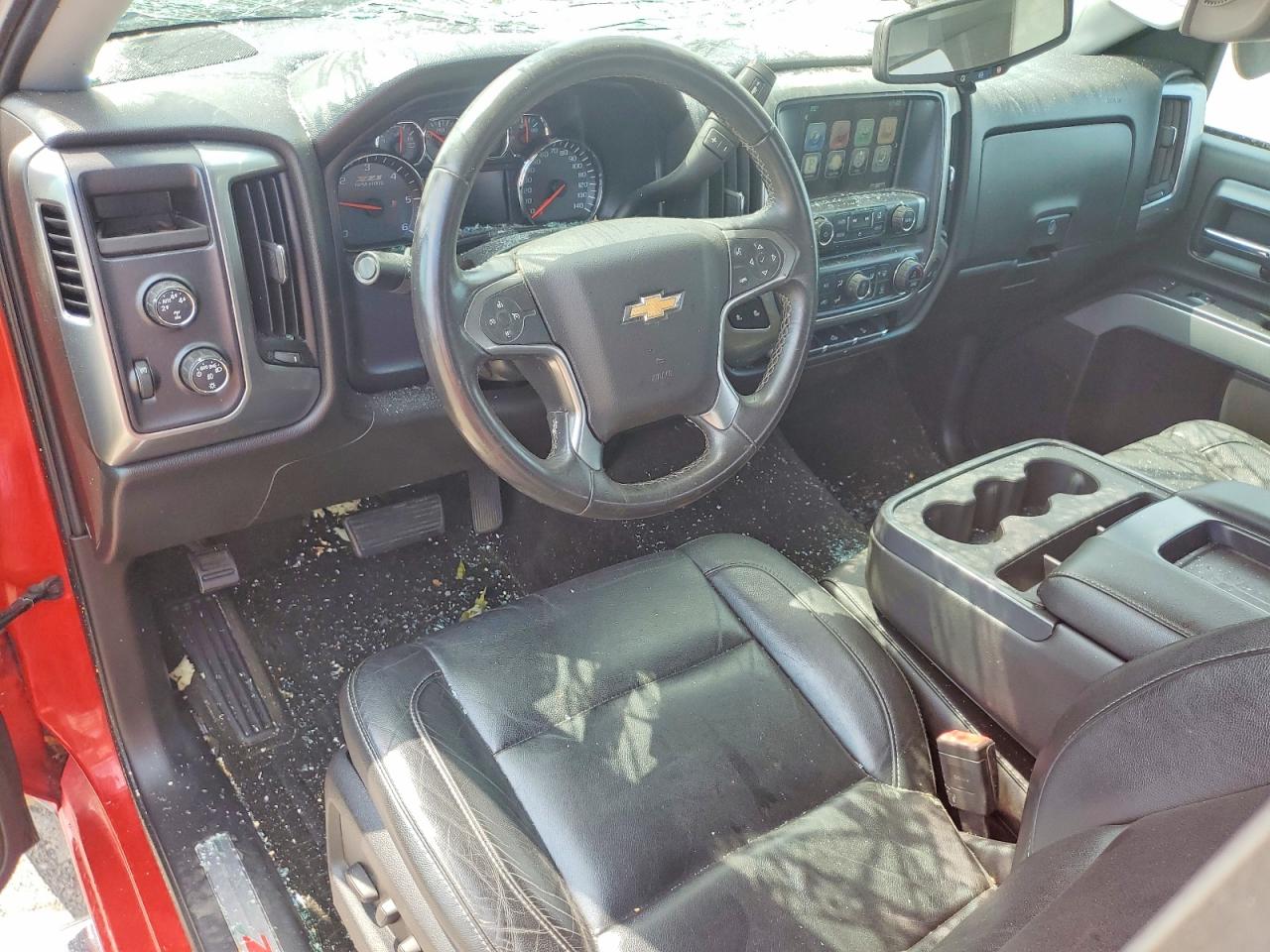2014 Chevrolet Silverado K1500 Lt Red vin: 1GCVKRECXEZ345577