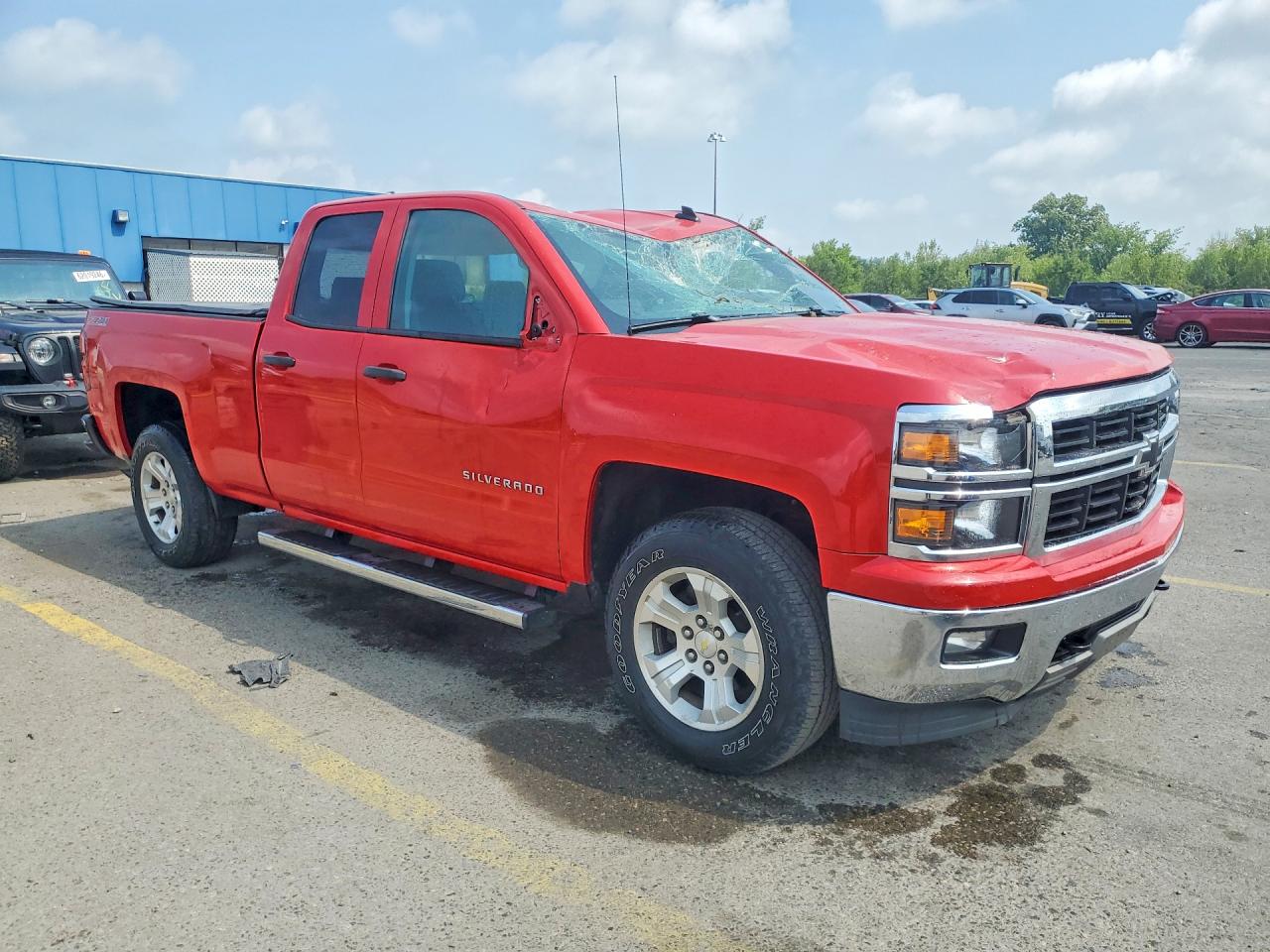 2014 Chevrolet Silverado K1500 Lt Red vin: 1GCVKRECXEZ345577